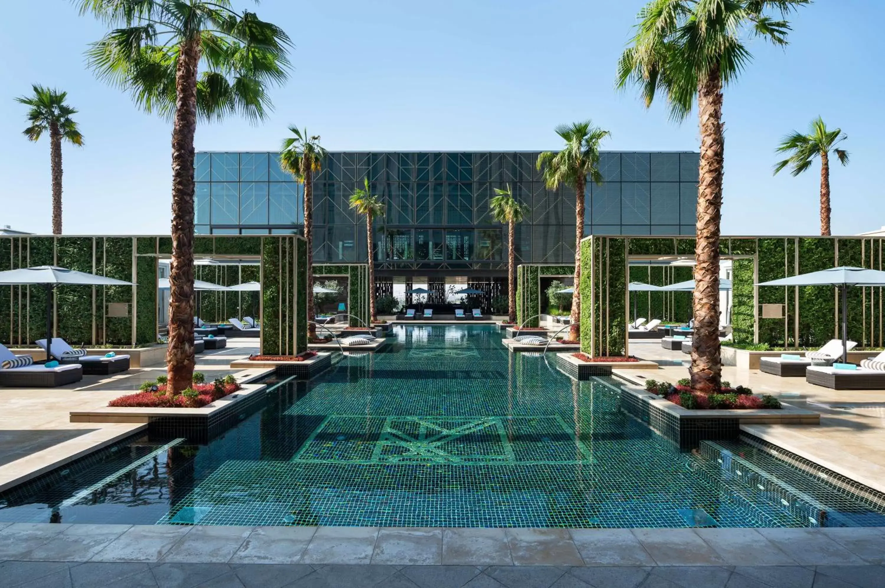 Pool view, Swimming Pool in Waldorf Astoria Kuwait