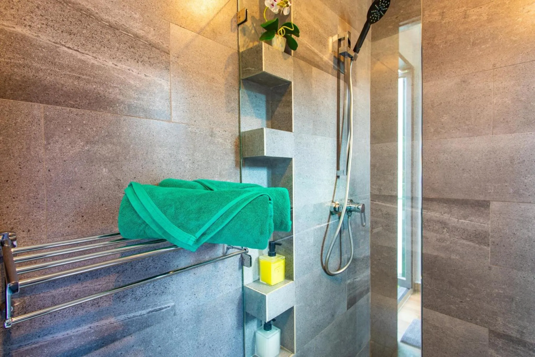Shower in Baan Saint-Tropez Seaview Villas Kata Beach