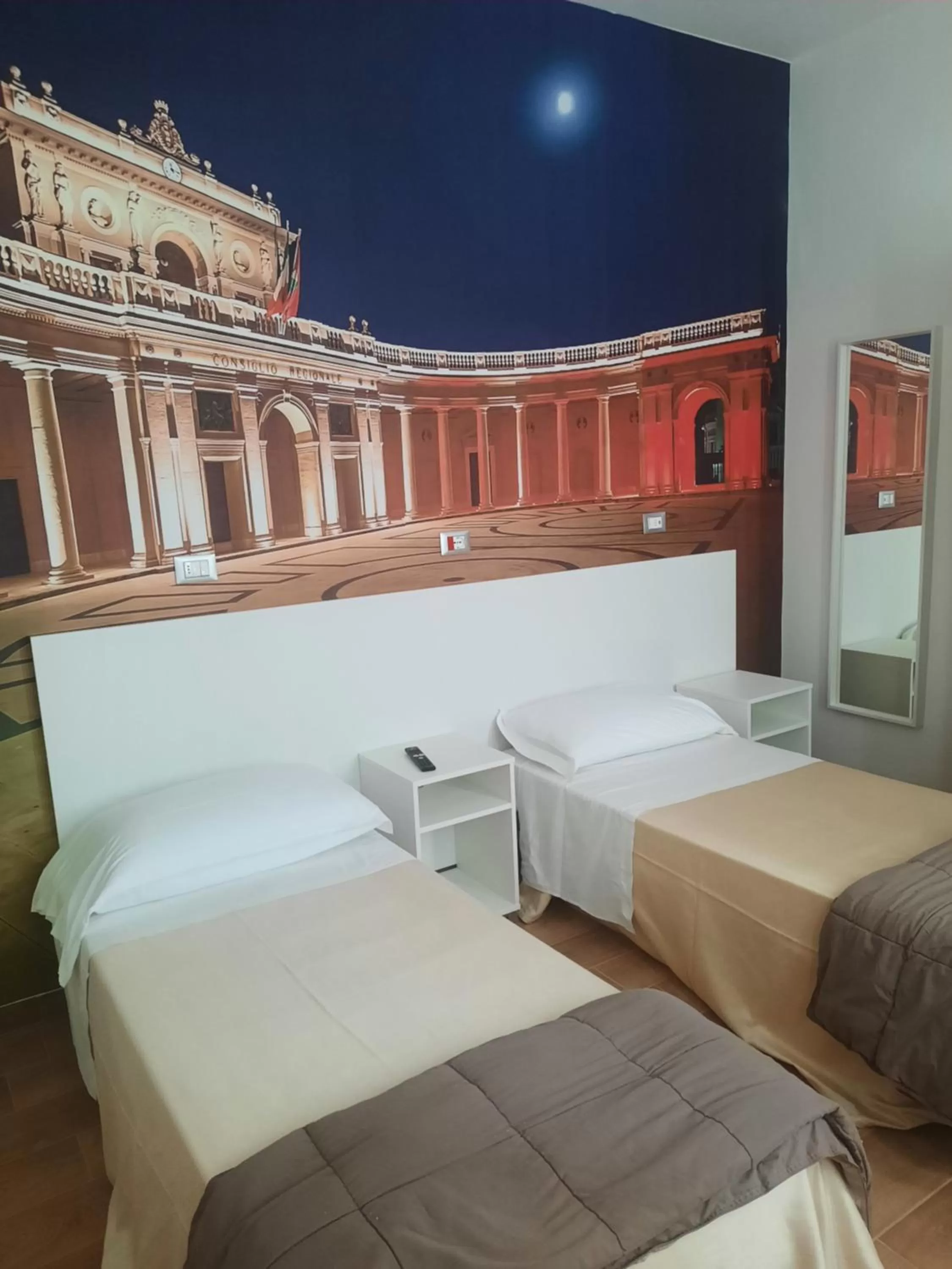 Bed in Hotel Porta Rivera