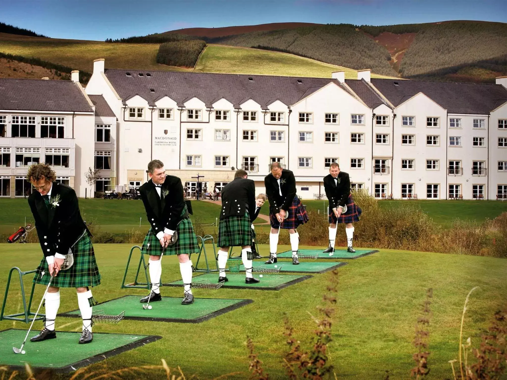 Golfcourse in Macdonald Cardrona Hotel, Golf & Spa