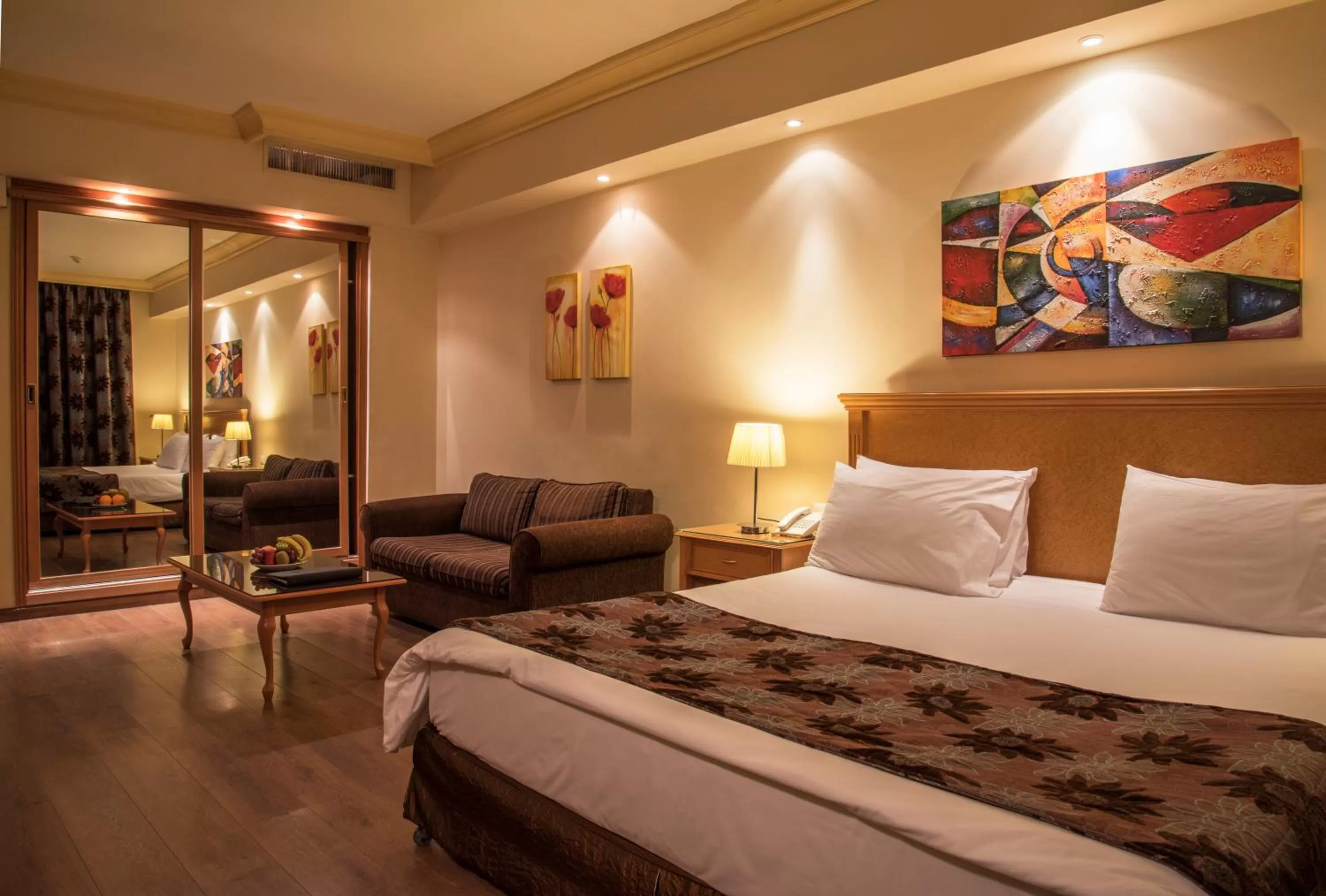 Bed in Bella Riva Hotel