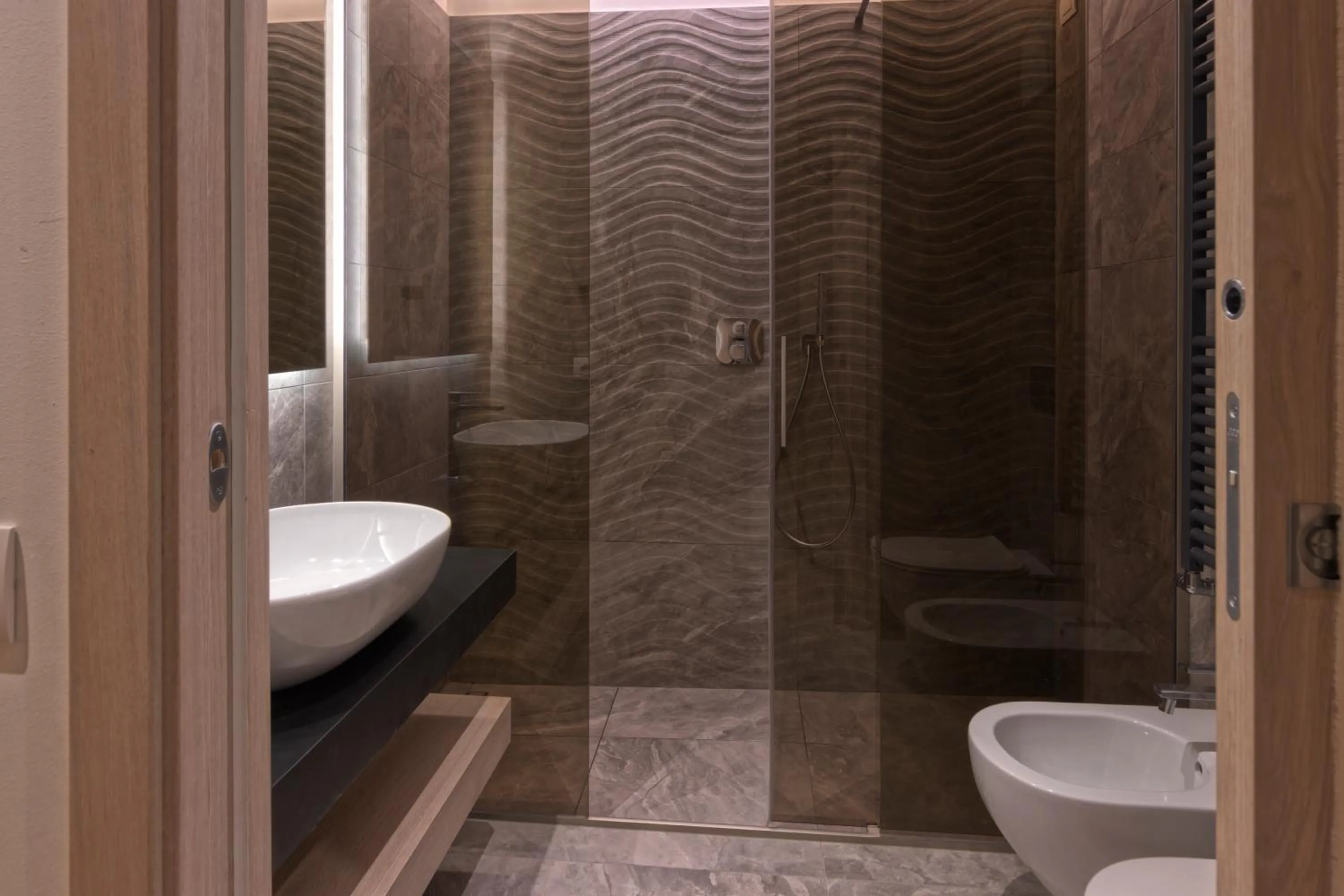 Toilet in Hotel Rosengarten