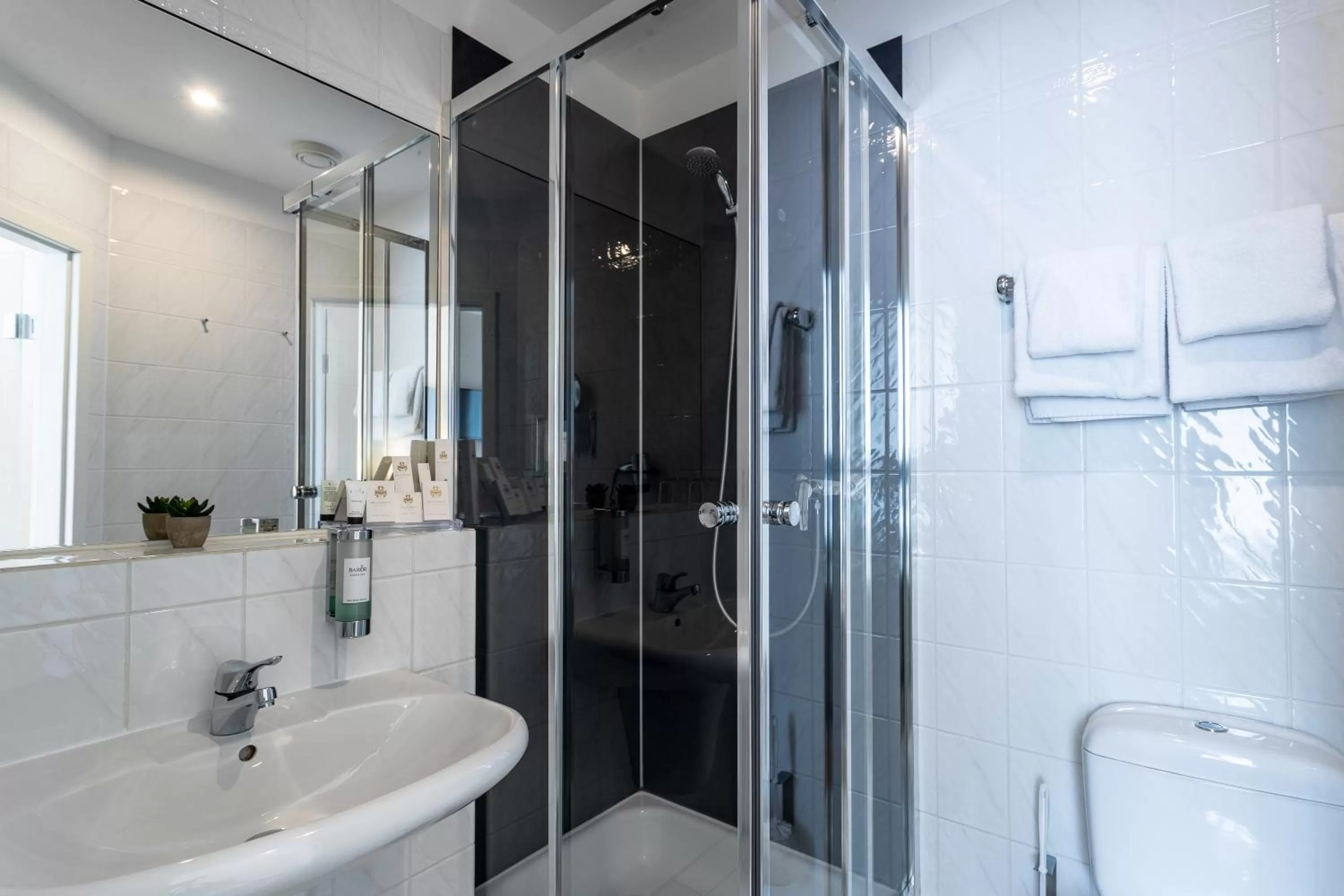 Bathroom in Hotel Am Mühlenteich