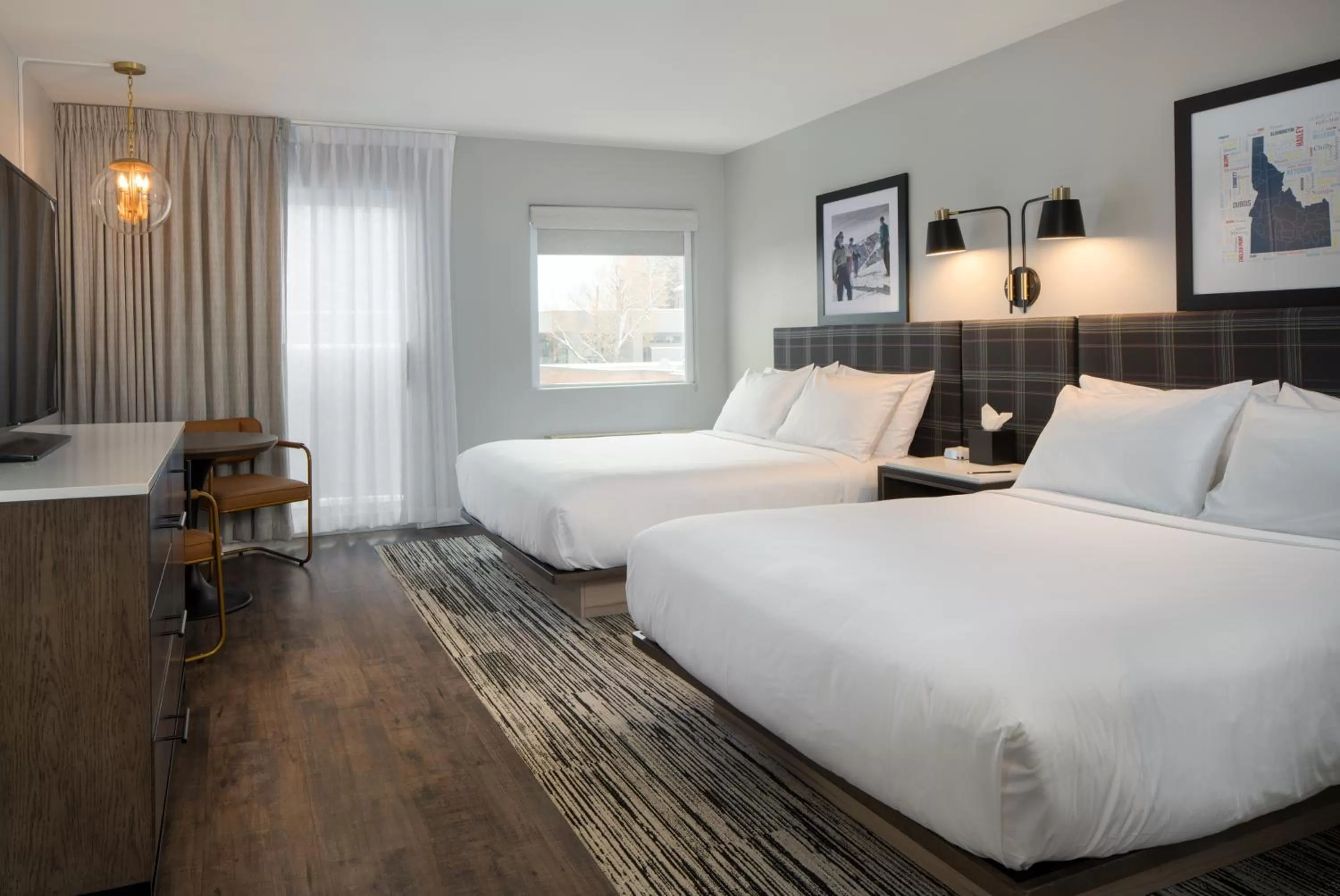 Bed in Hotel Ketchum