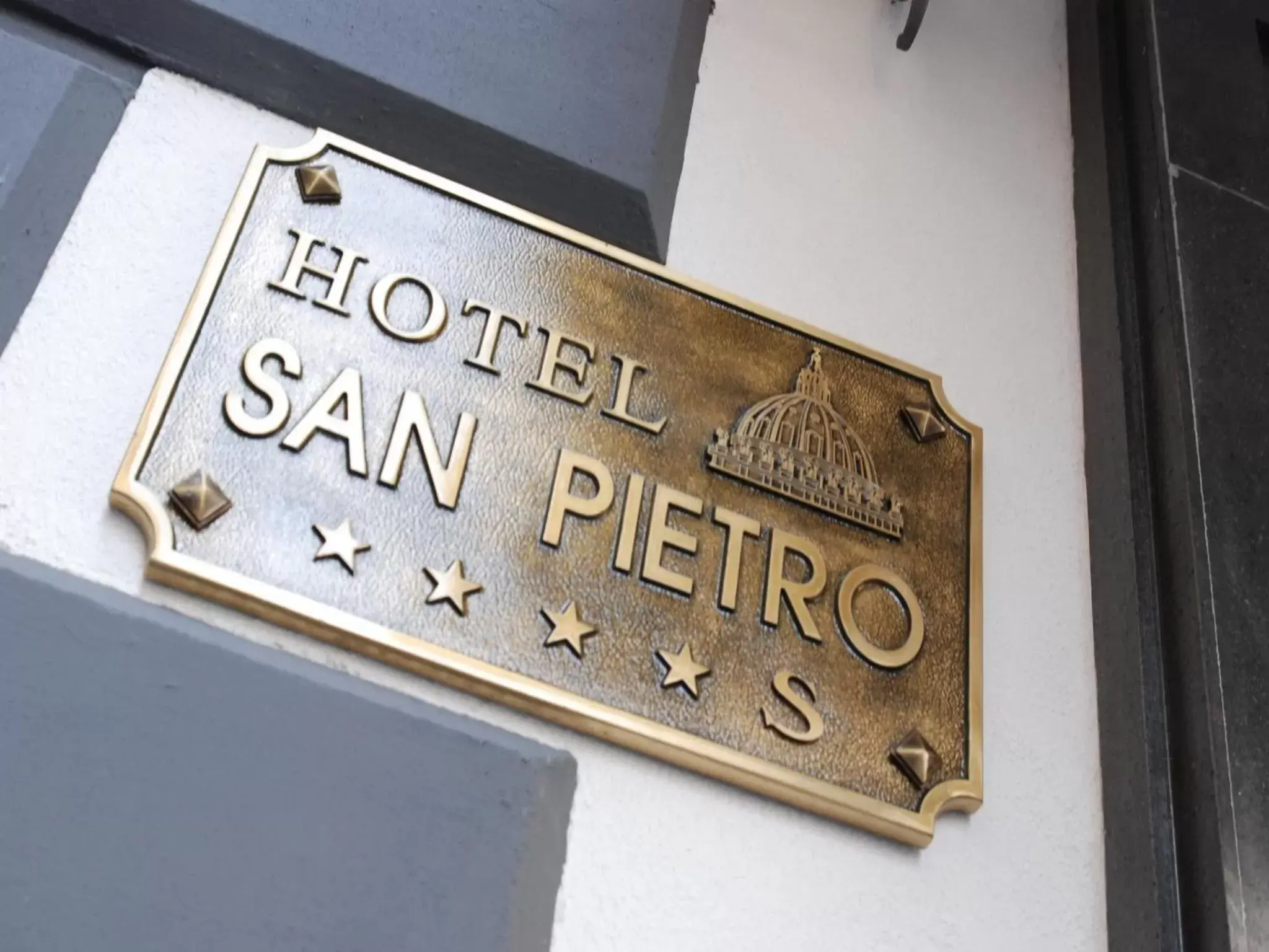 Decorative detail, Property Logo/Sign in Hotel San Pietro