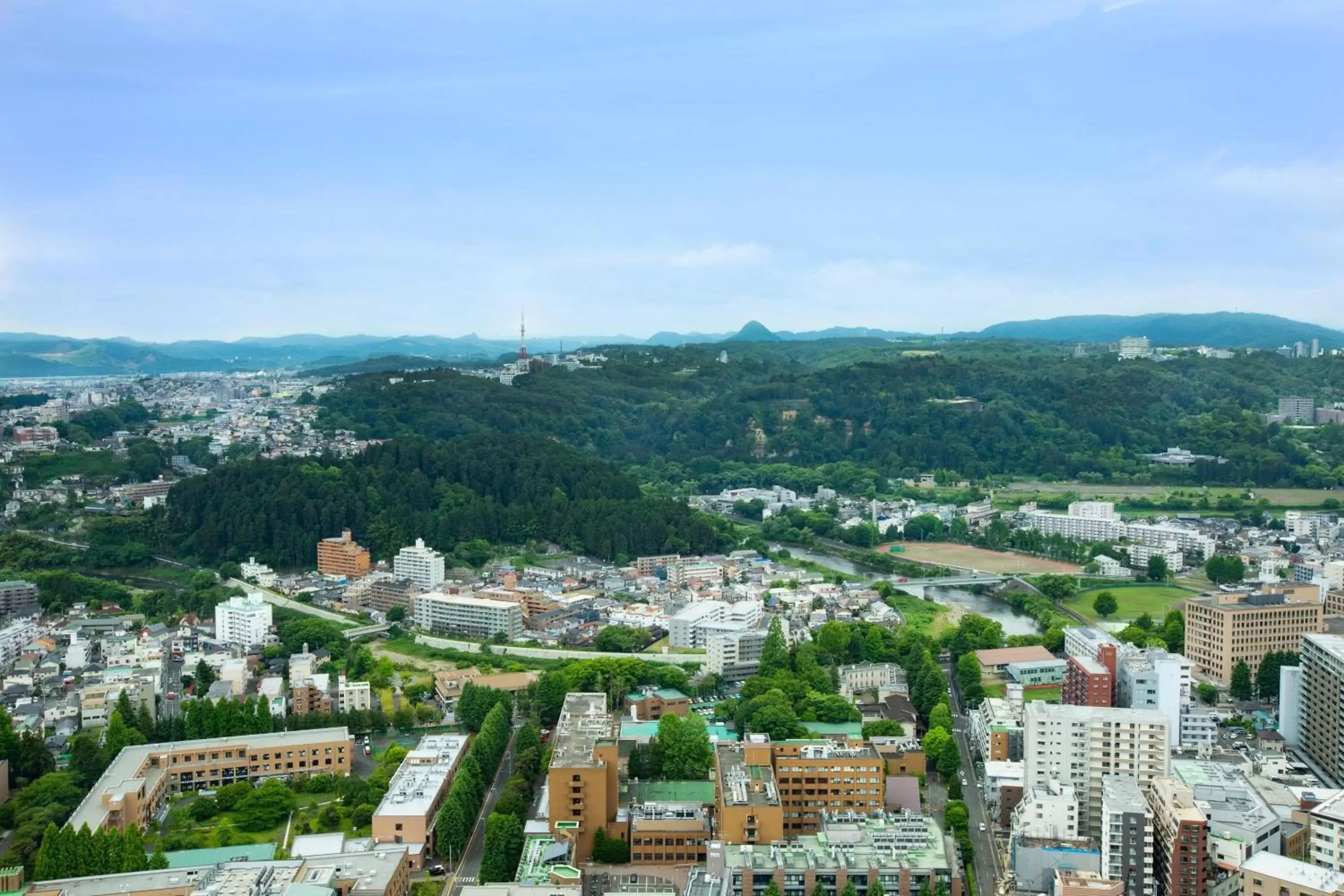 Photo of the whole room, Bird's-eye View in The Westin Sendai