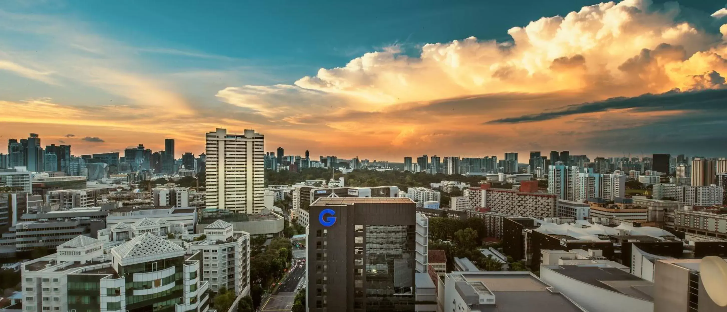 Property building in Hotel G Singapore