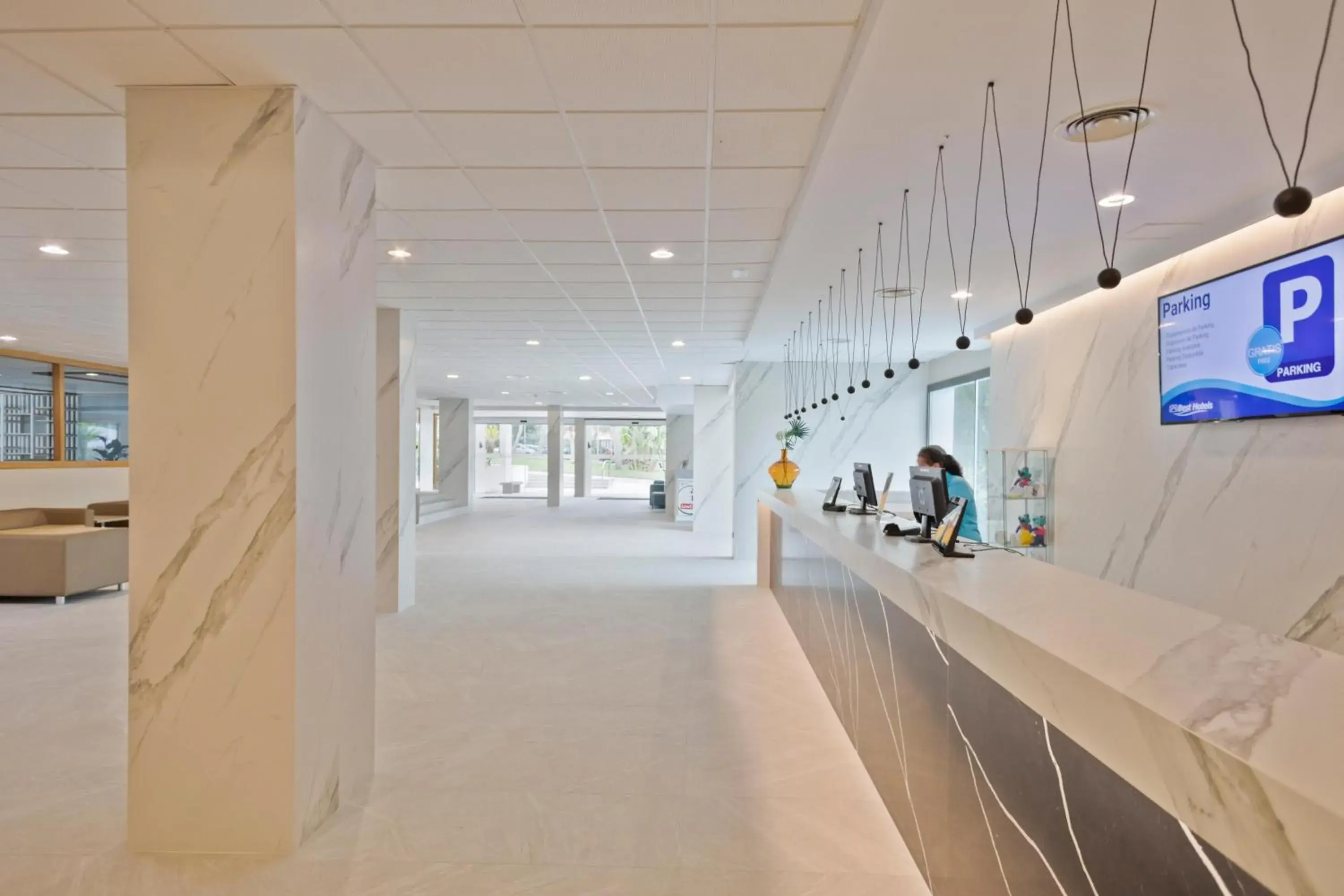 Lobby or reception in Hotel Best Delta Lobby or reception in Hotel Best Delta