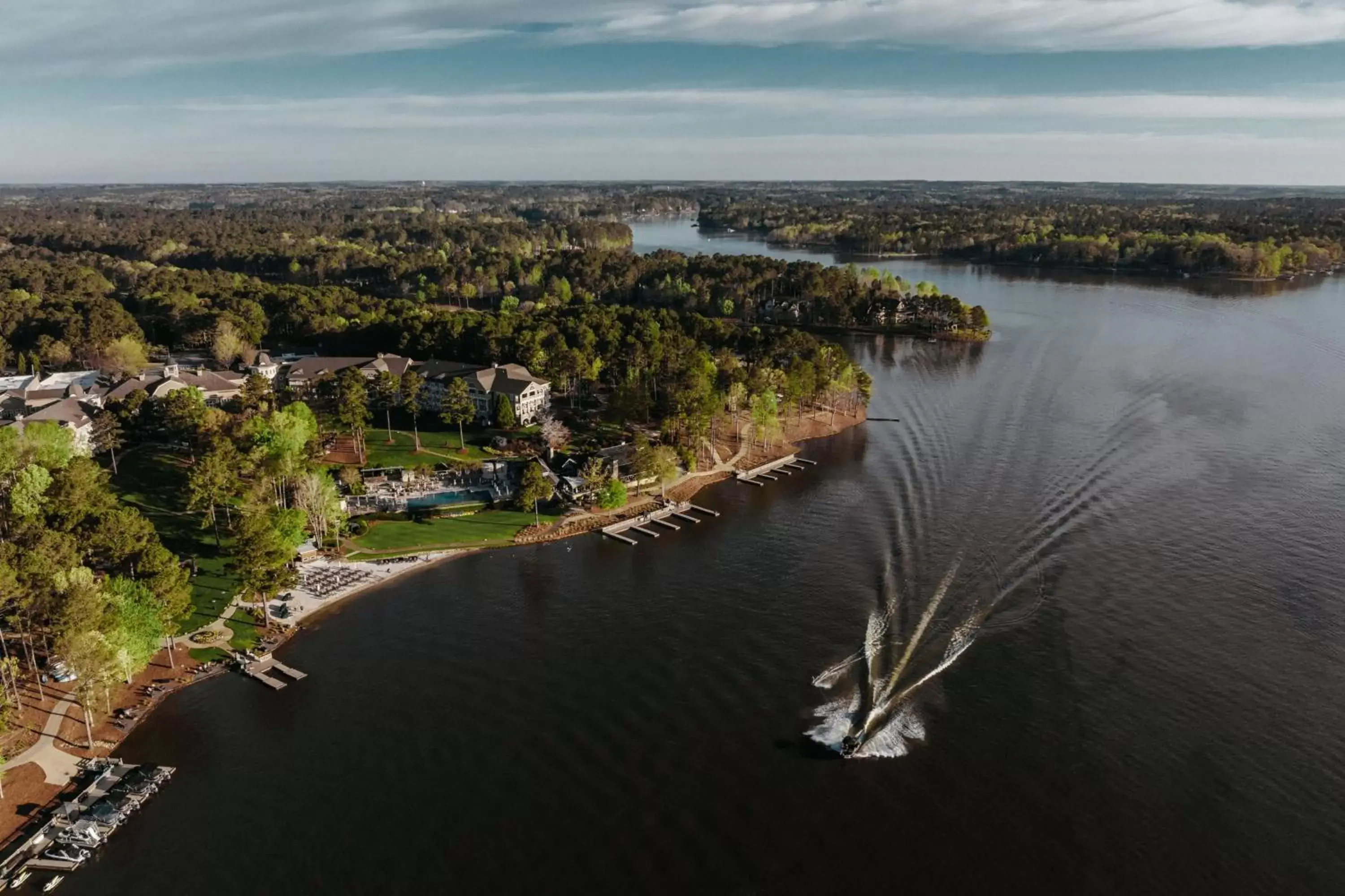 Property building, Bird's-eye View in The Ritz-Carlton Reynolds, Lake Oconee