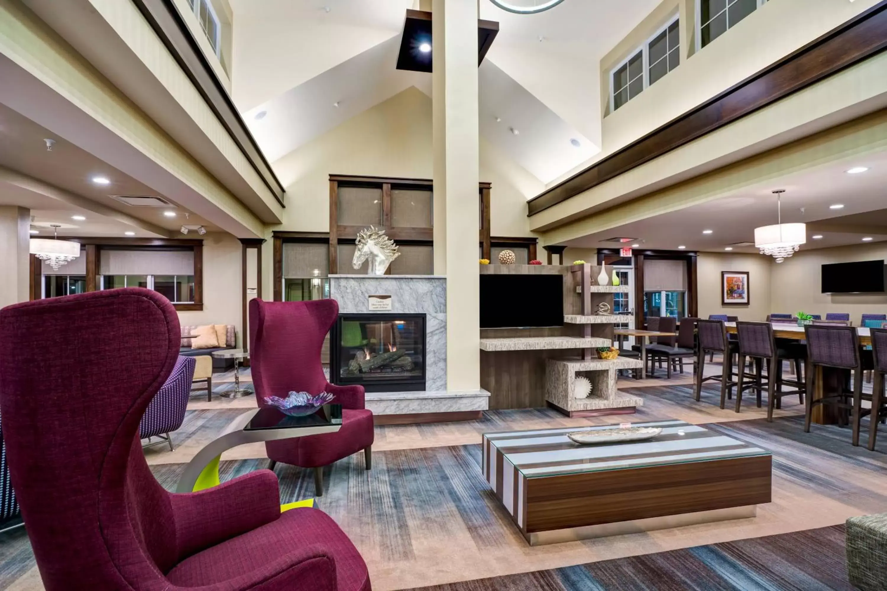 Lobby or reception, Seating Area in Residence Inn by Marriott Hamilton