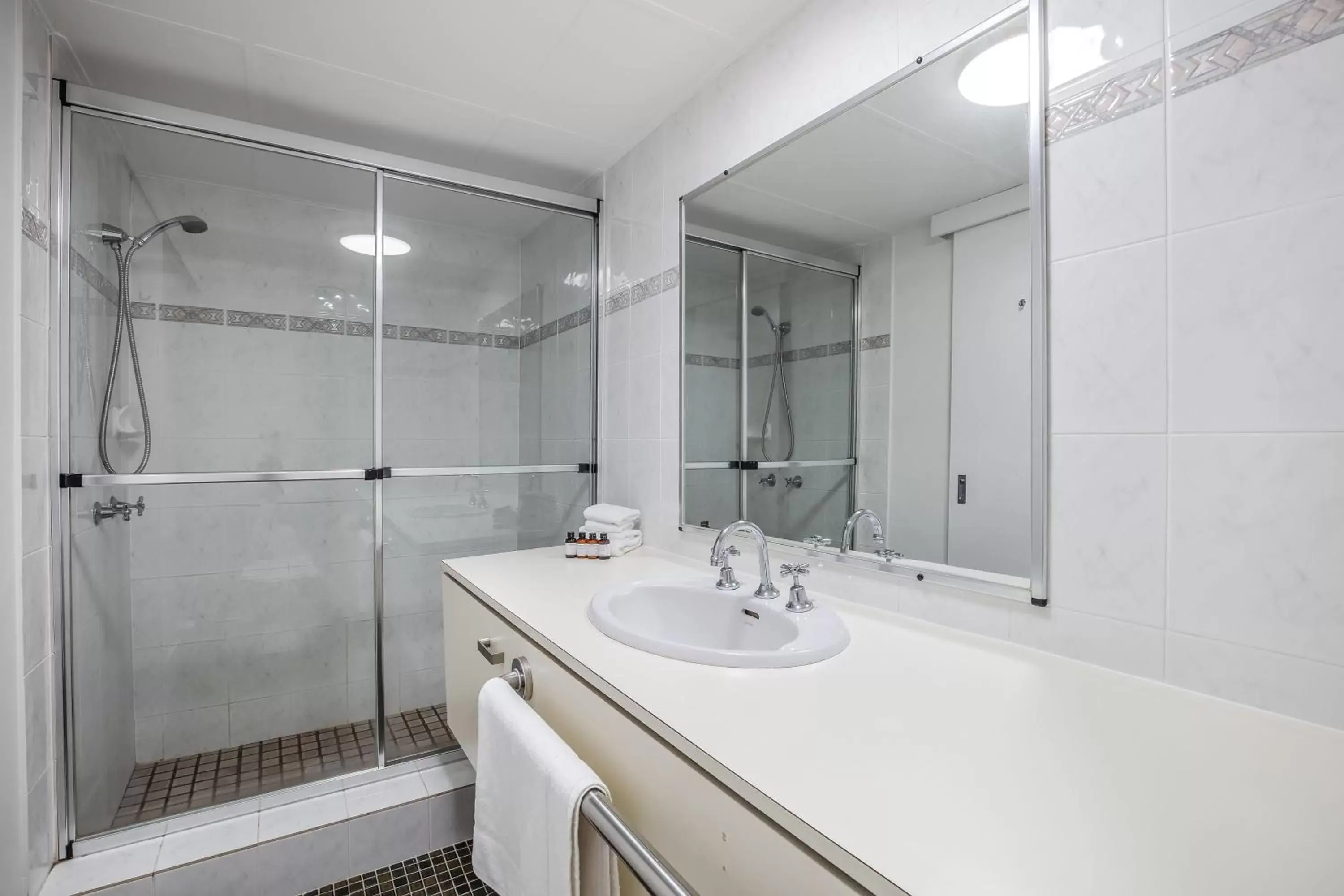 Bathroom in Pacific Plaza Apartments