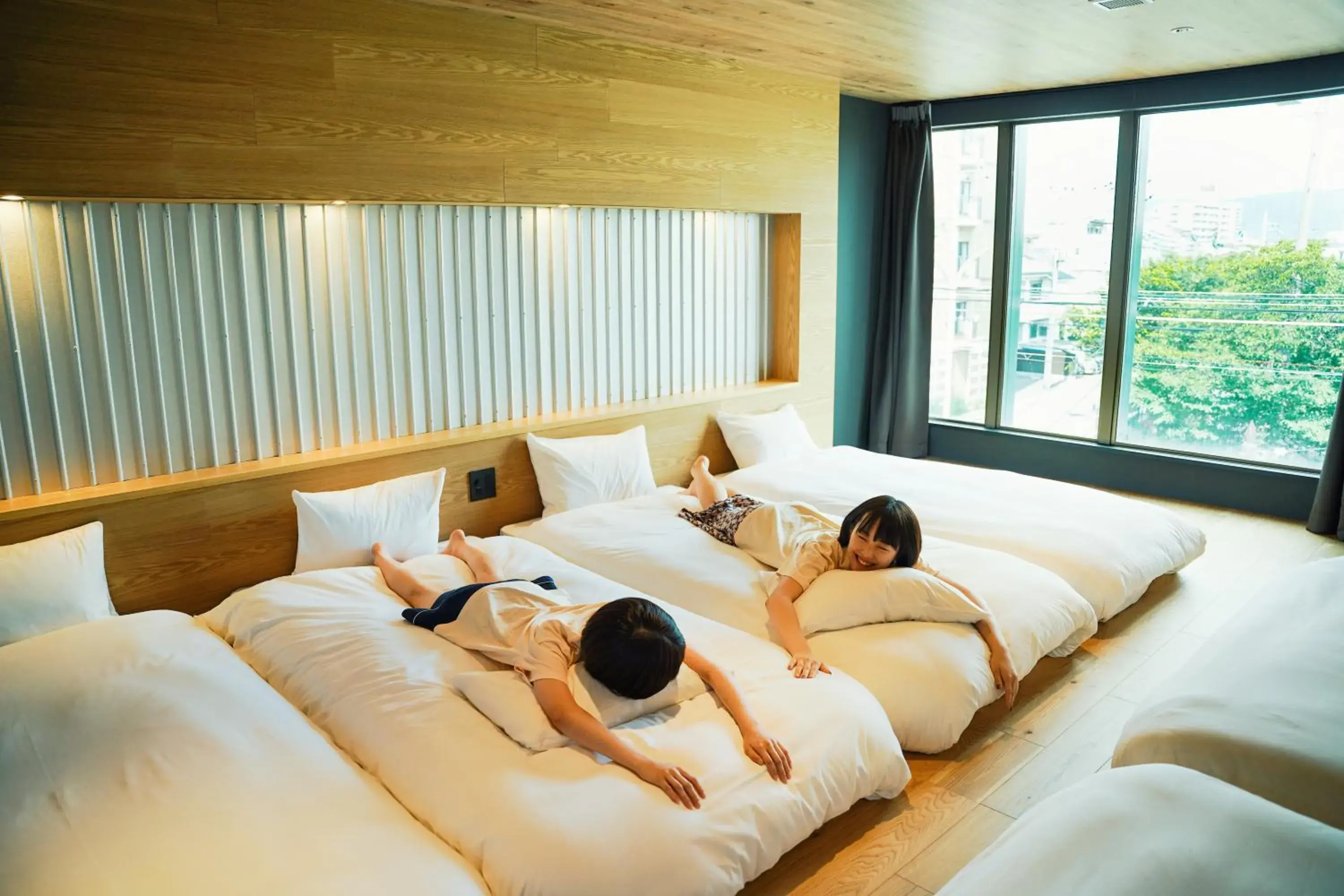 Photo of the whole room, Bed in SEKAI HOTEL Deep Osaka Experience Photo of the whole room, Bed in SEKAI HOTEL Deep Osaka Experience