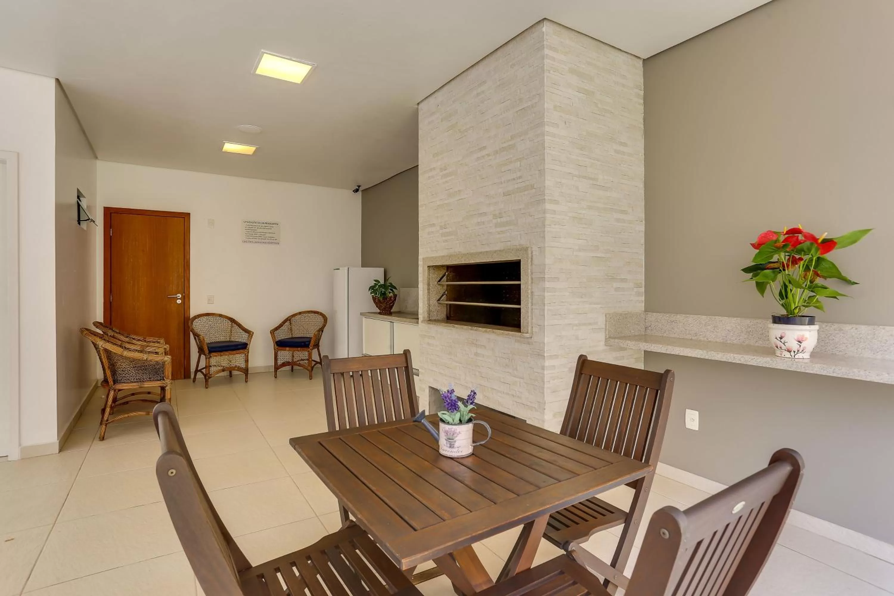 Seating area in Pousada Atlantique