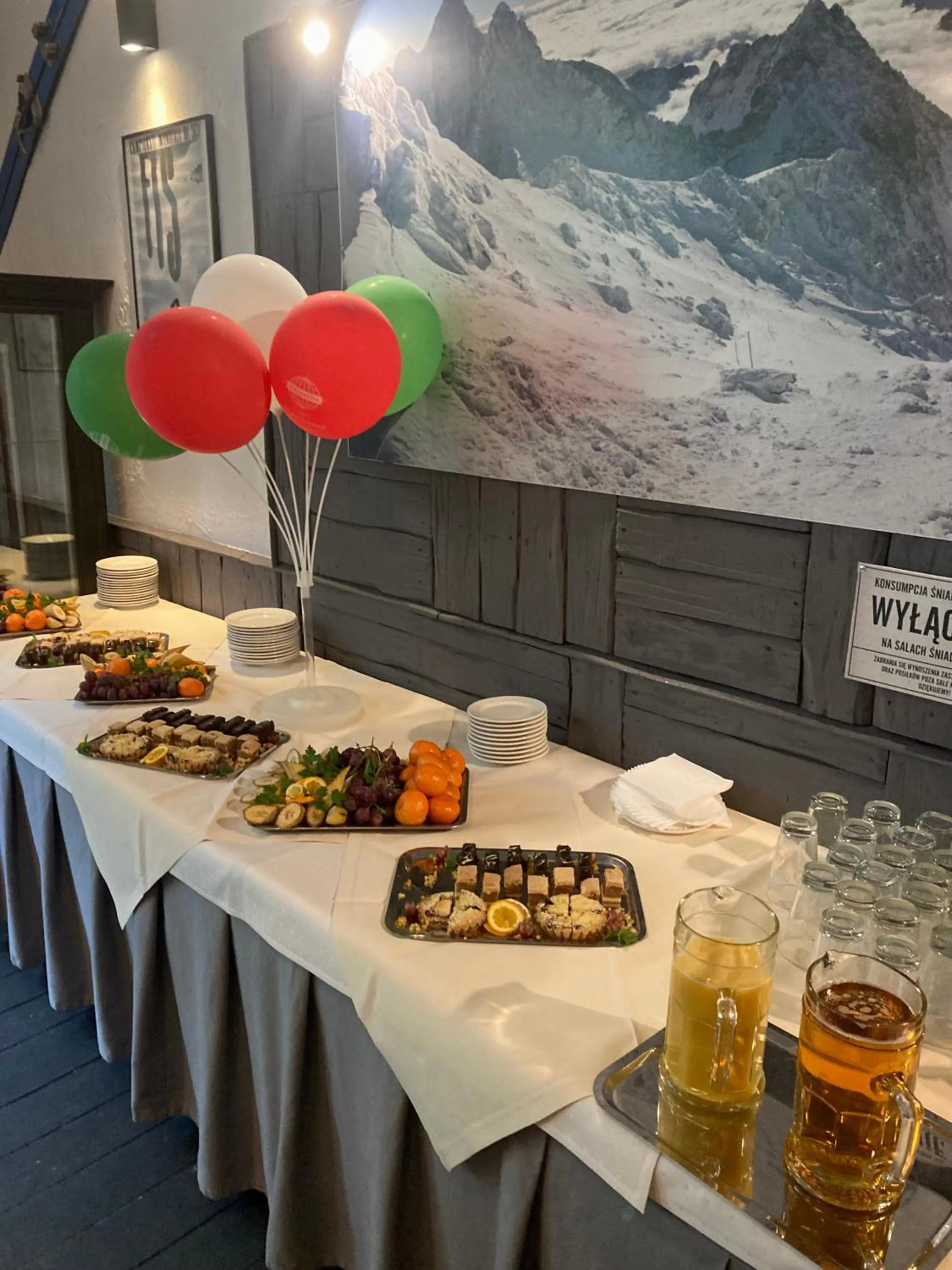 Food and drinks in Hotel Gromada Zakopane