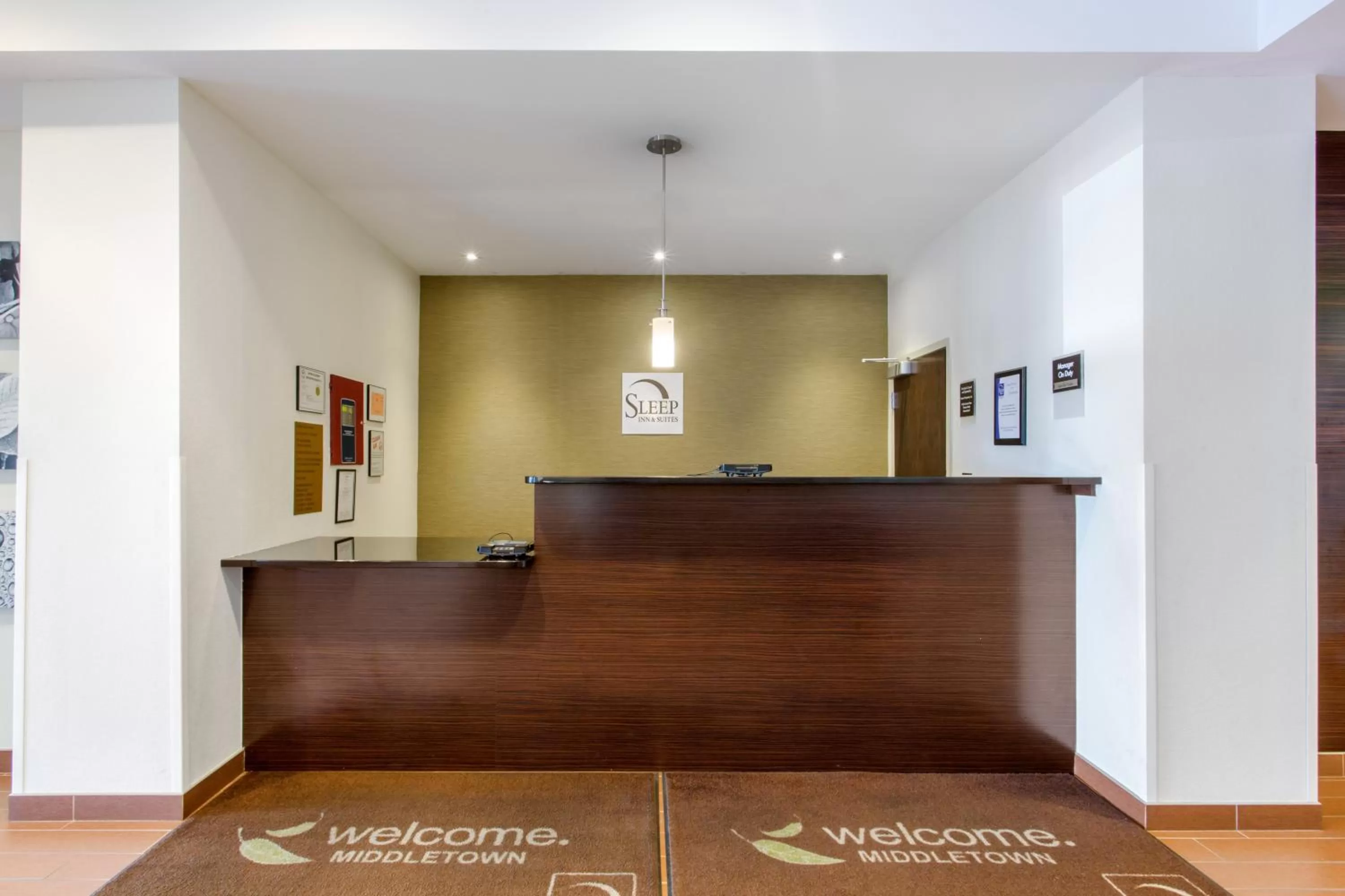 Lobby or reception in Sleep Inn & Suites Middletown - Goshen