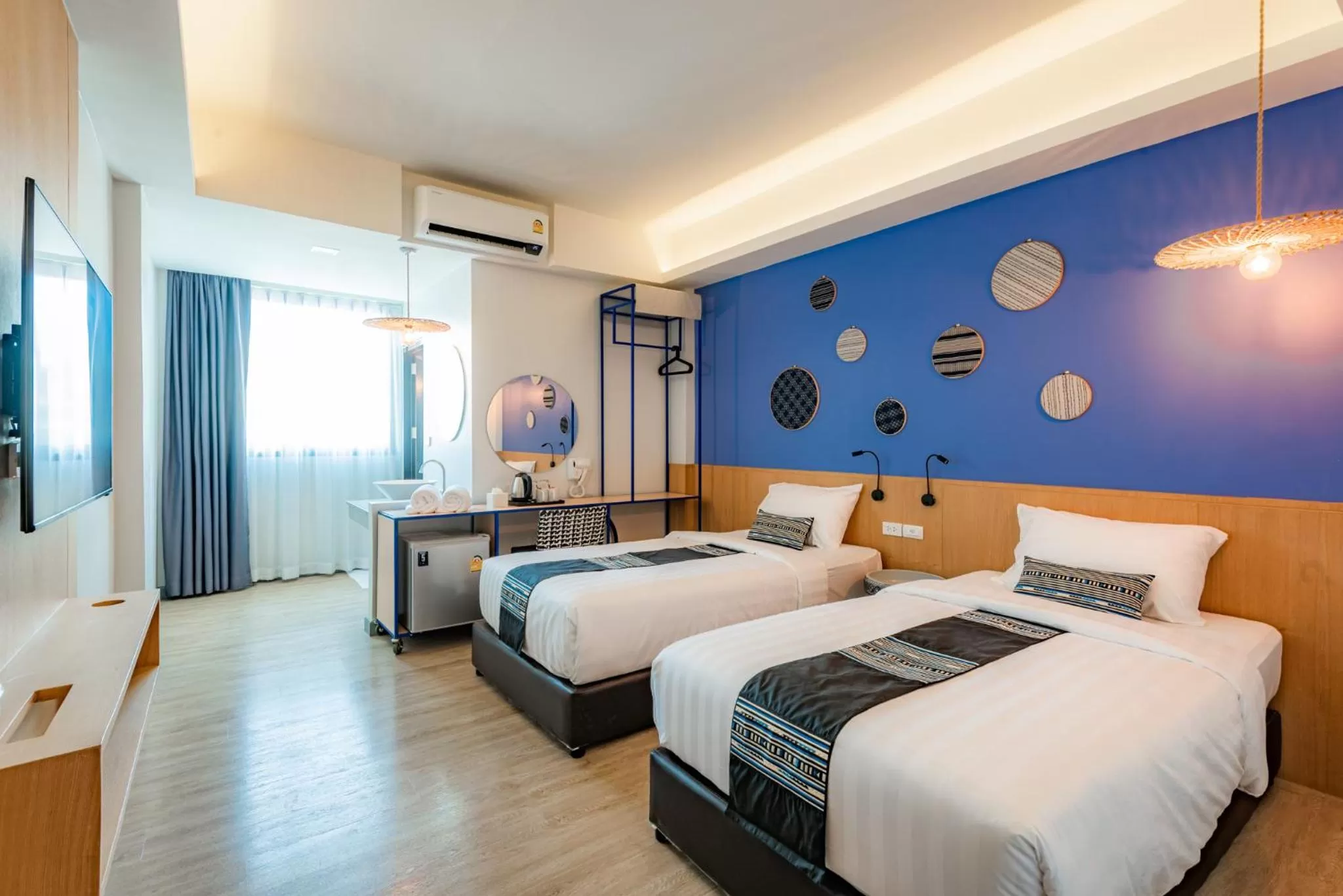 Bedroom, Bed in Luck Thai Hotel