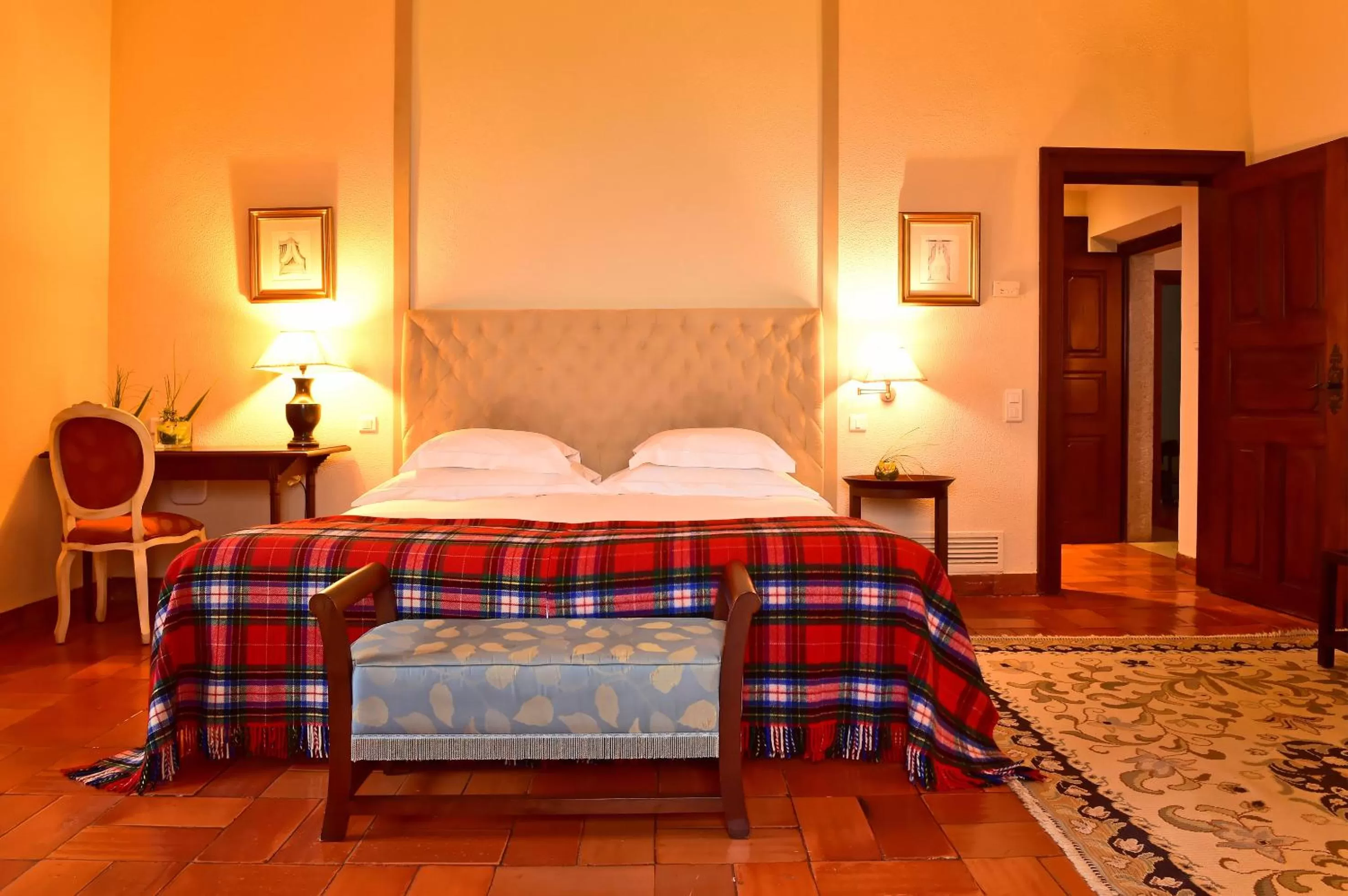 Bed in Pousada Castelo de Palmela