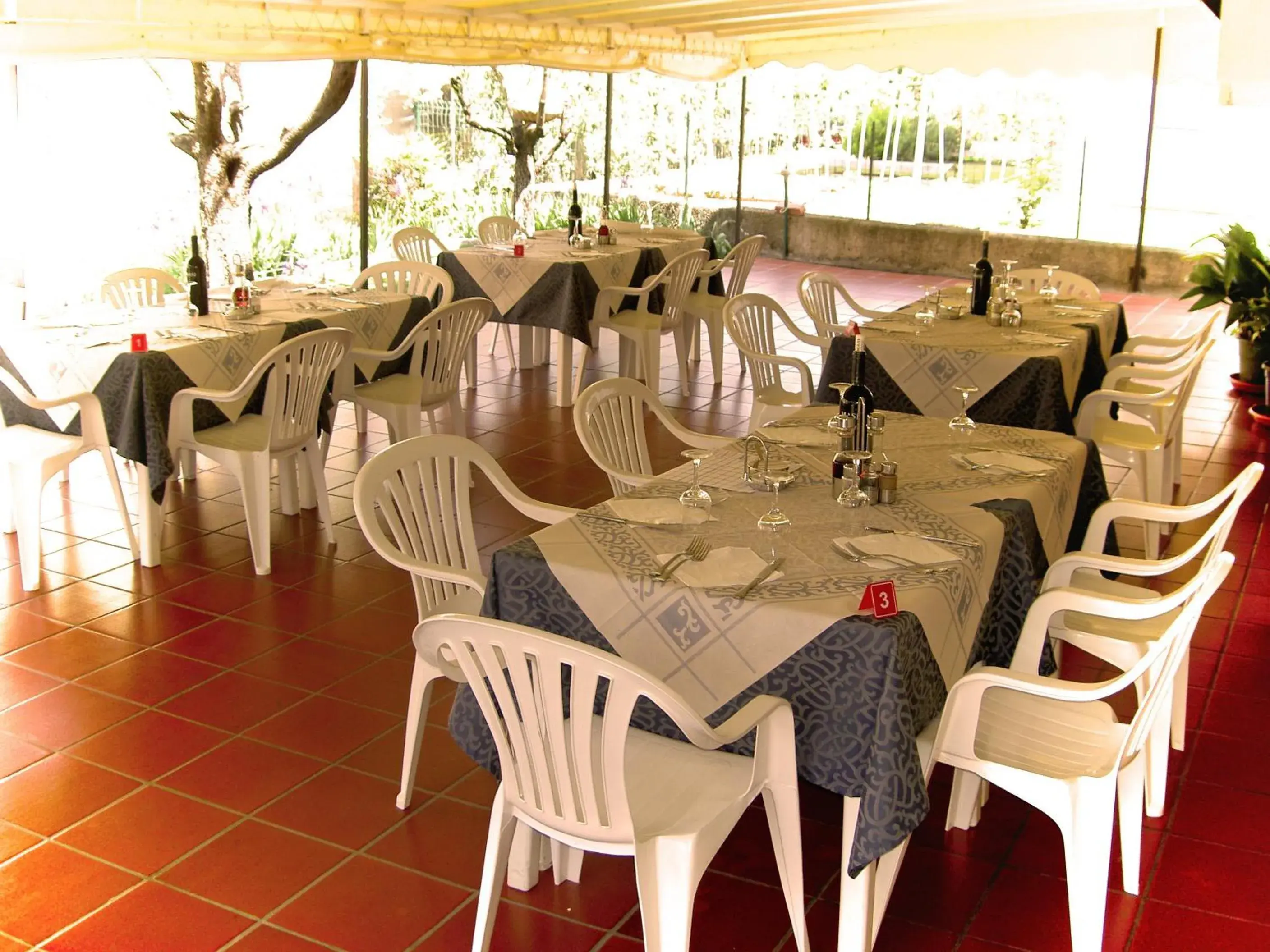 Balcony/Terrace, Restaurant/Places to Eat in Hotel Azzurra