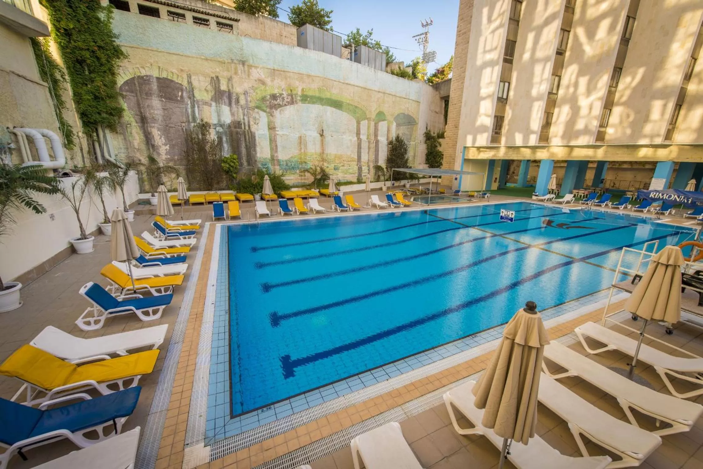 Swimming pool in Shalom Jerusalem Hotel
