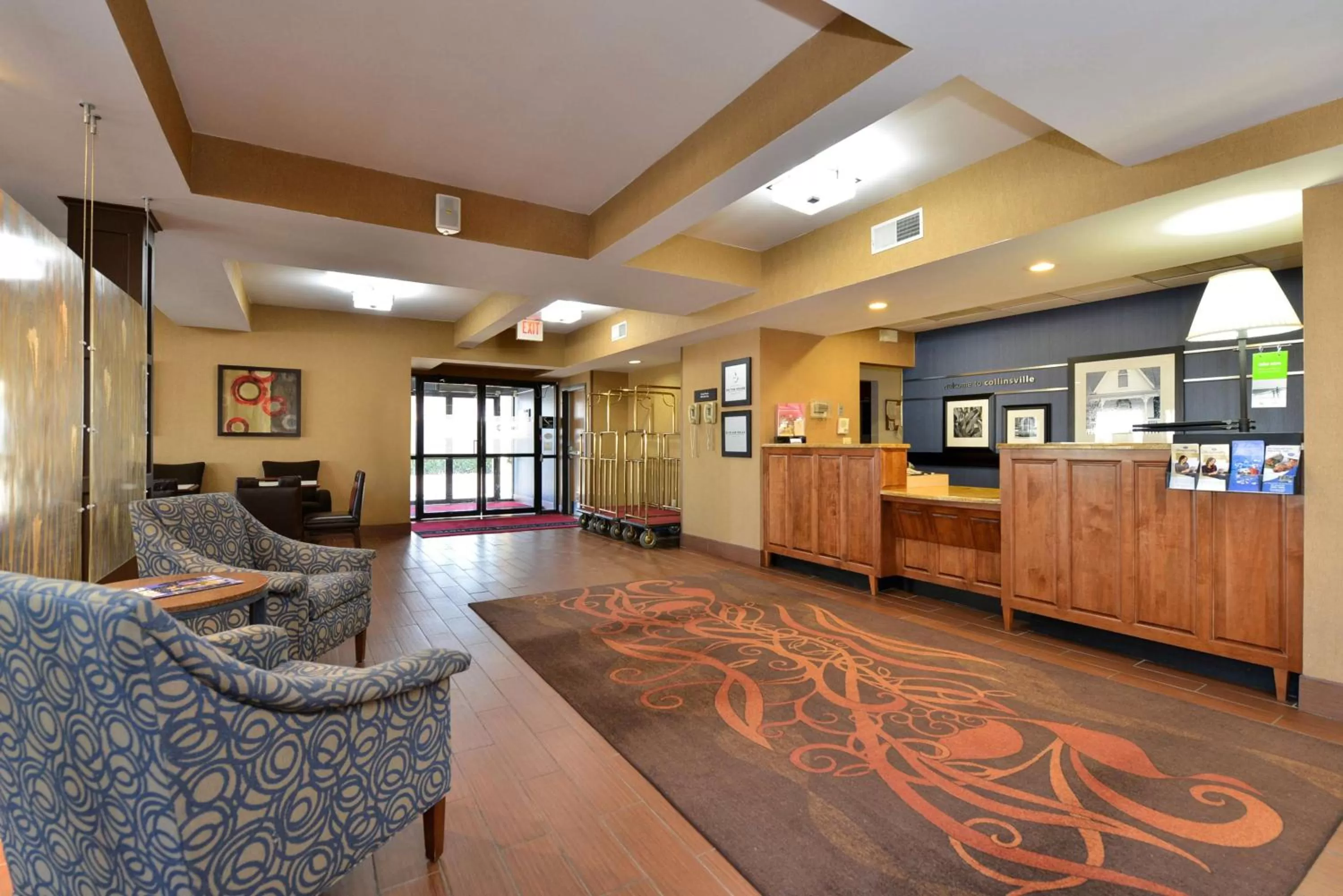 Lobby or reception in Hampton Inn St. Louis/Collinsville
