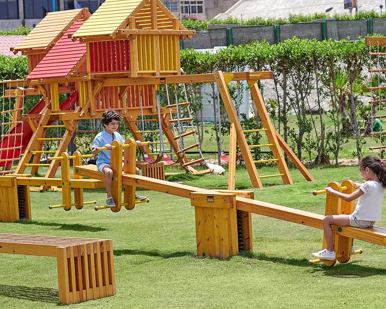 Children play ground in Four Seasons Hotel Alexandria At San Stefano