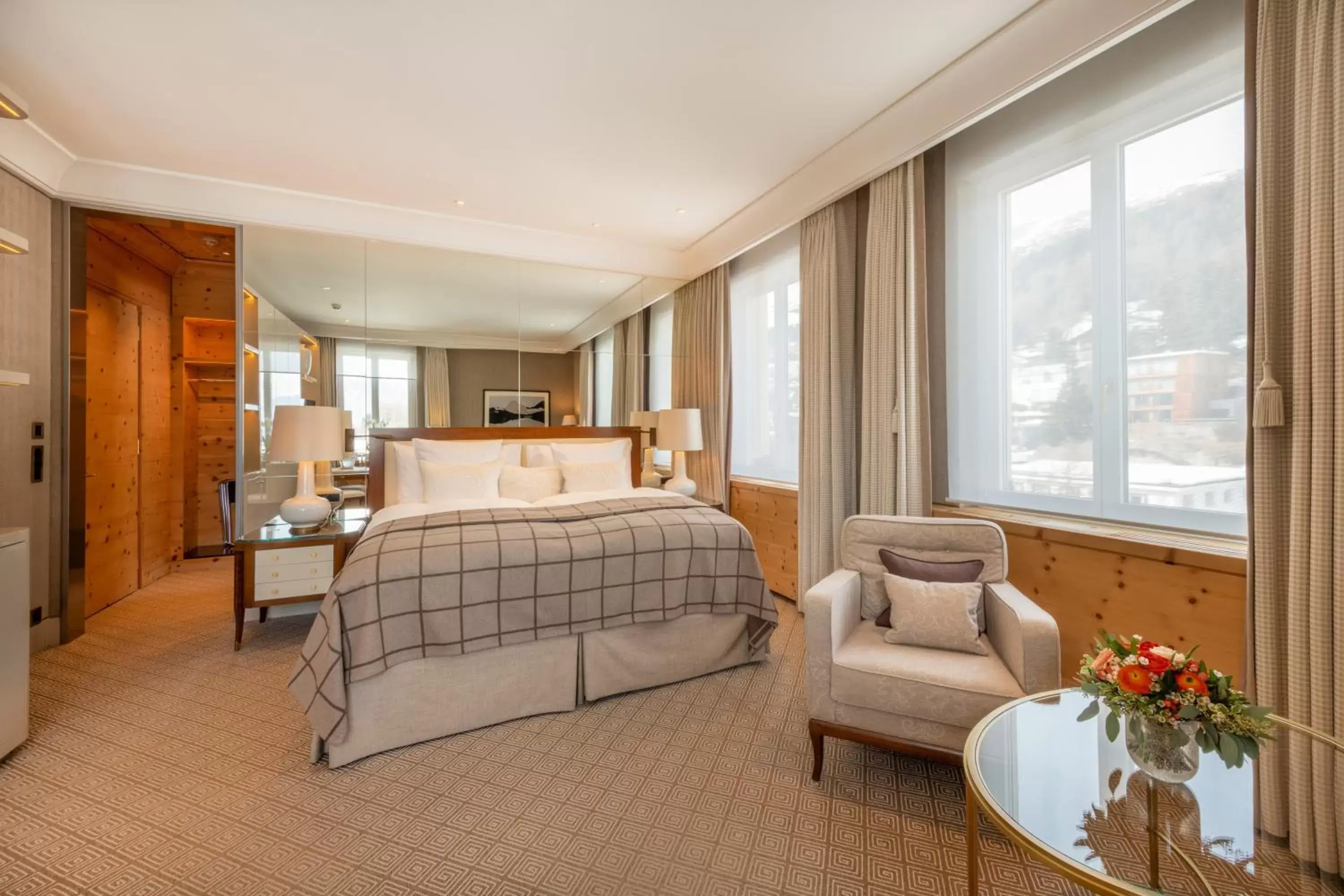 Superior Double or Twin Room Village Side - North in Kulm Hotel St. Moritz Superior Double or Twin Room Village Side - North in Kulm Hotel St. Moritz