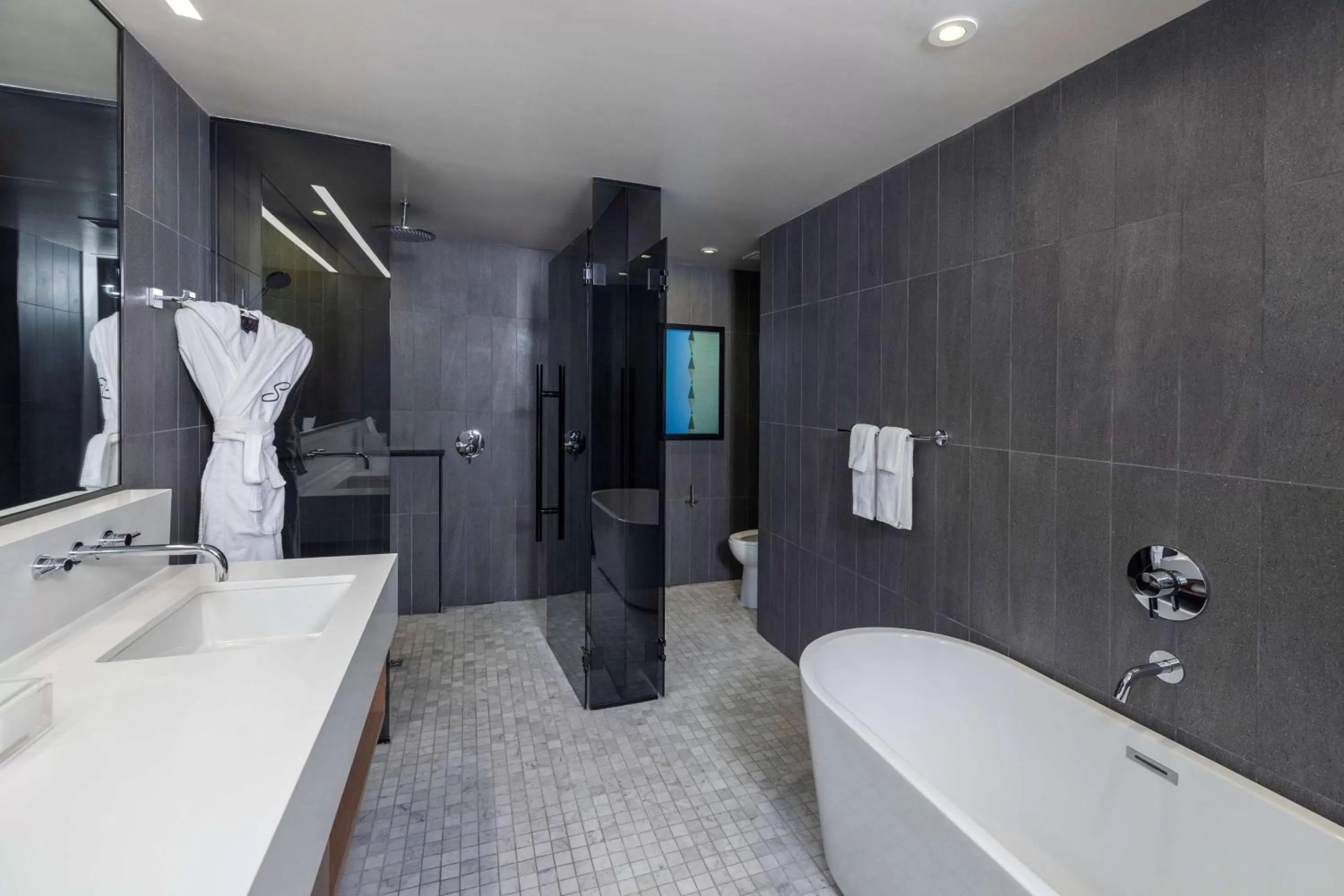 Bathroom in The Statler Dallas, Curio Collection By Hilton