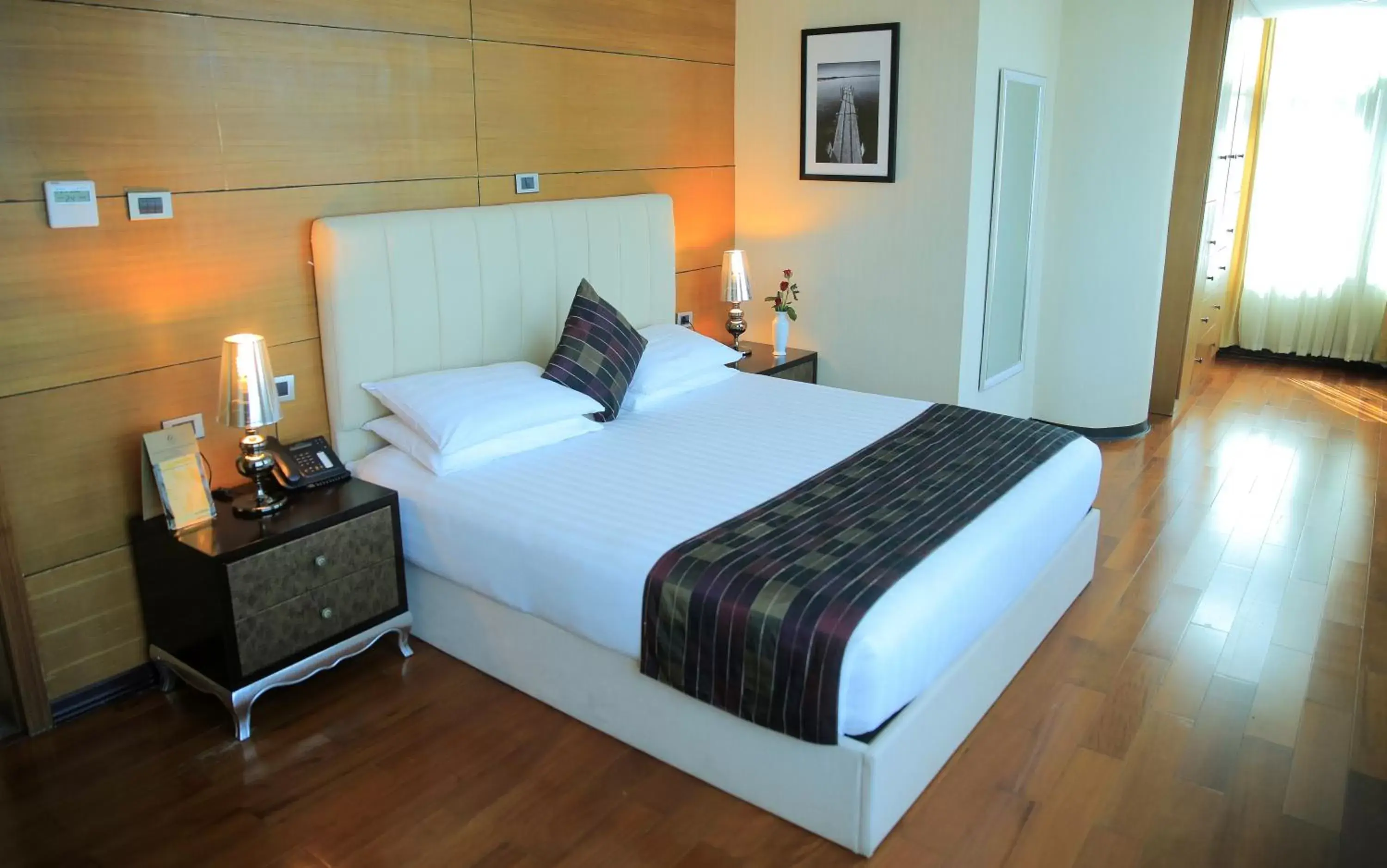 Bed in Inter Luxury Hotel