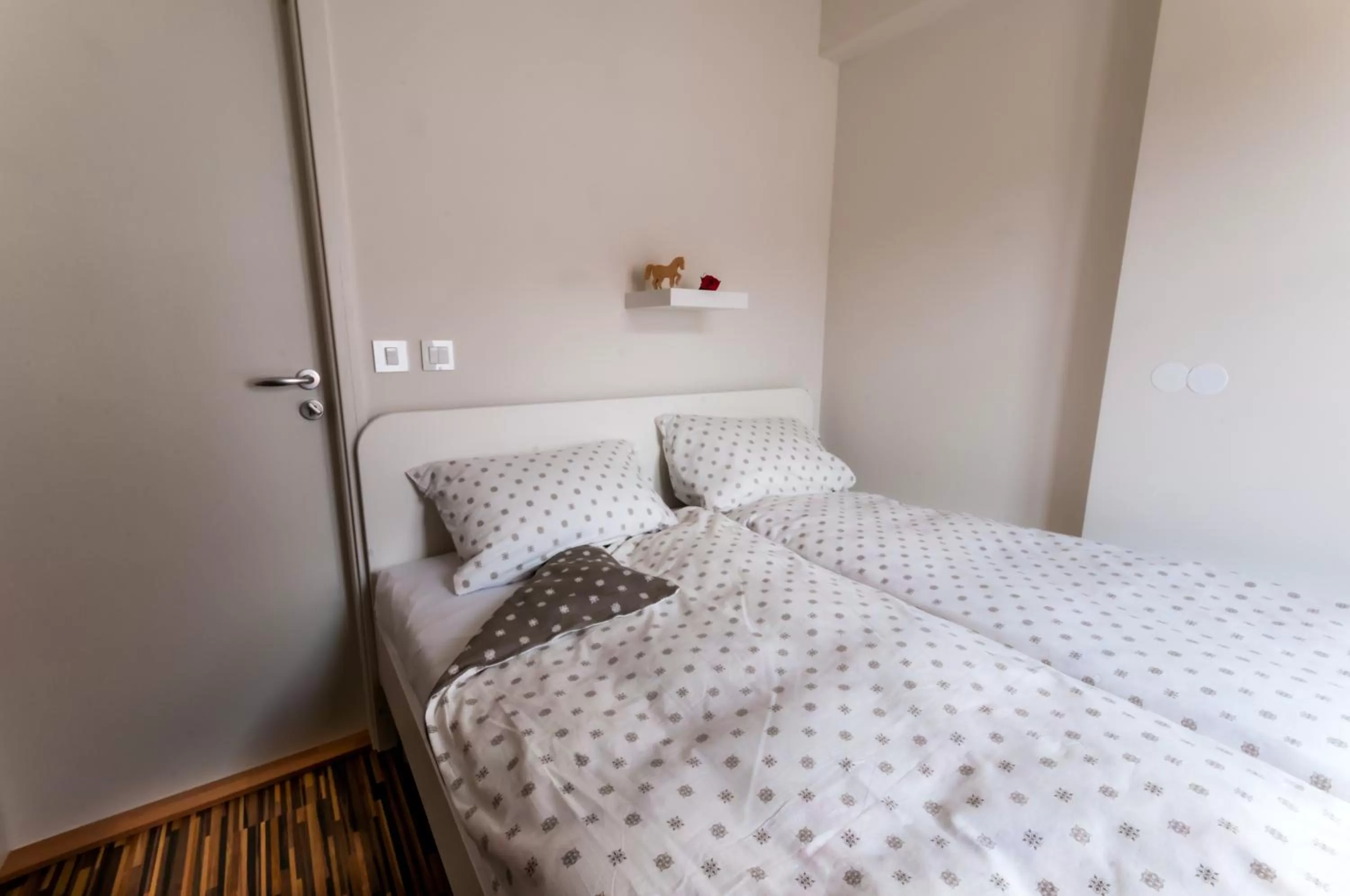 Bed in CUBE central rooms for 2