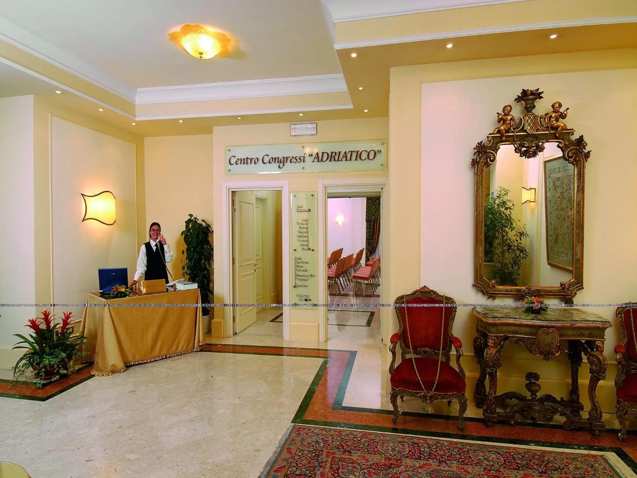 Staff, Lobby/Reception in Grand Hotel Adriatico