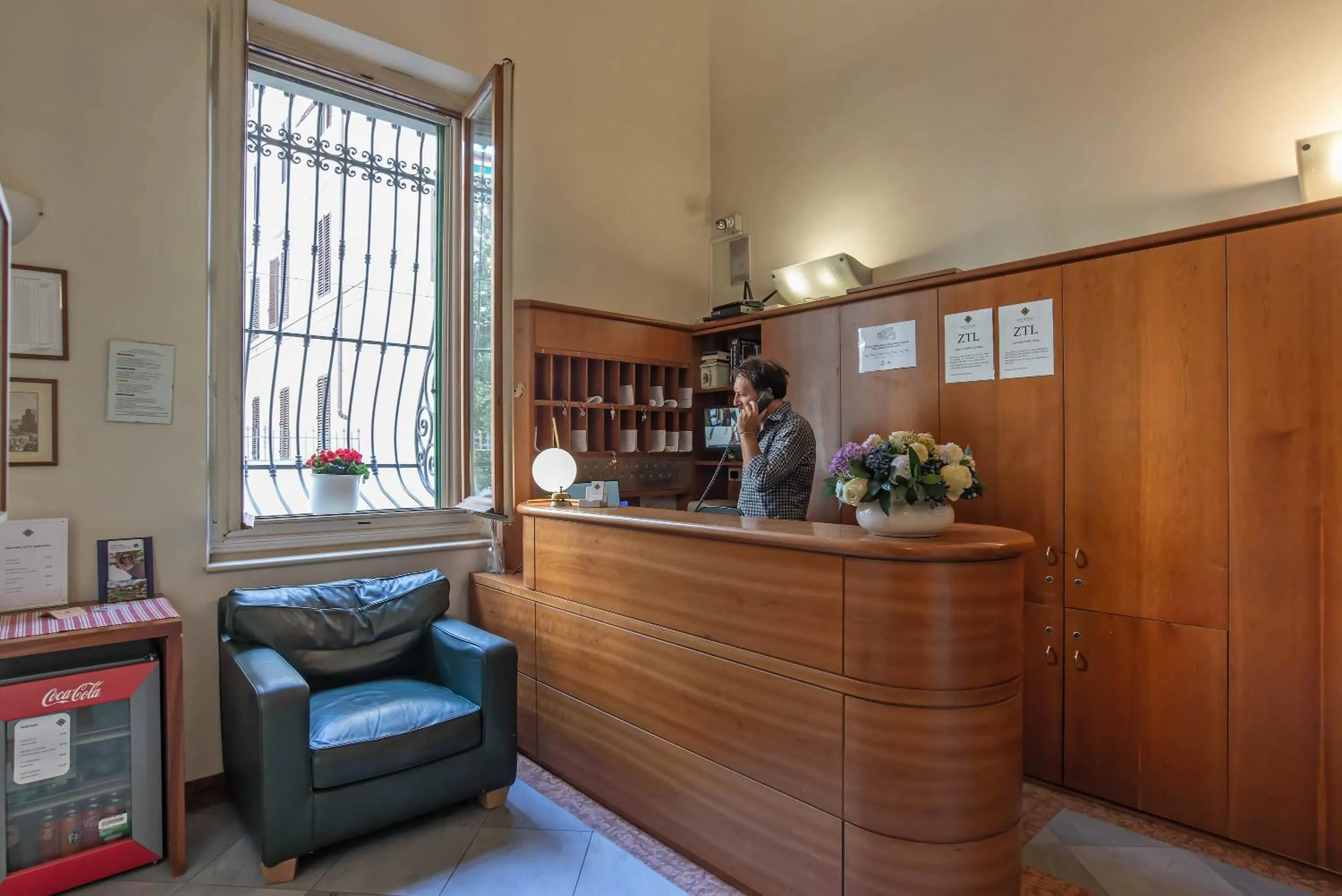 Lobby or reception in Hotel Bonifacio