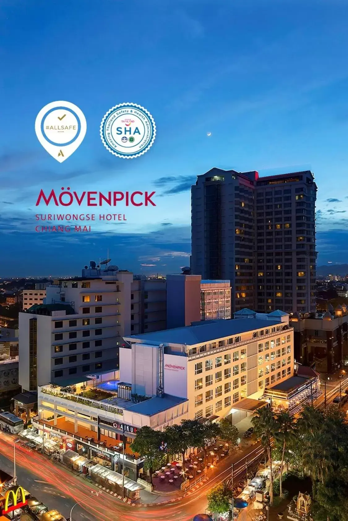 Facade/entrance, Property Building in Movenpick Suriwongse Hotel Chiang Mai