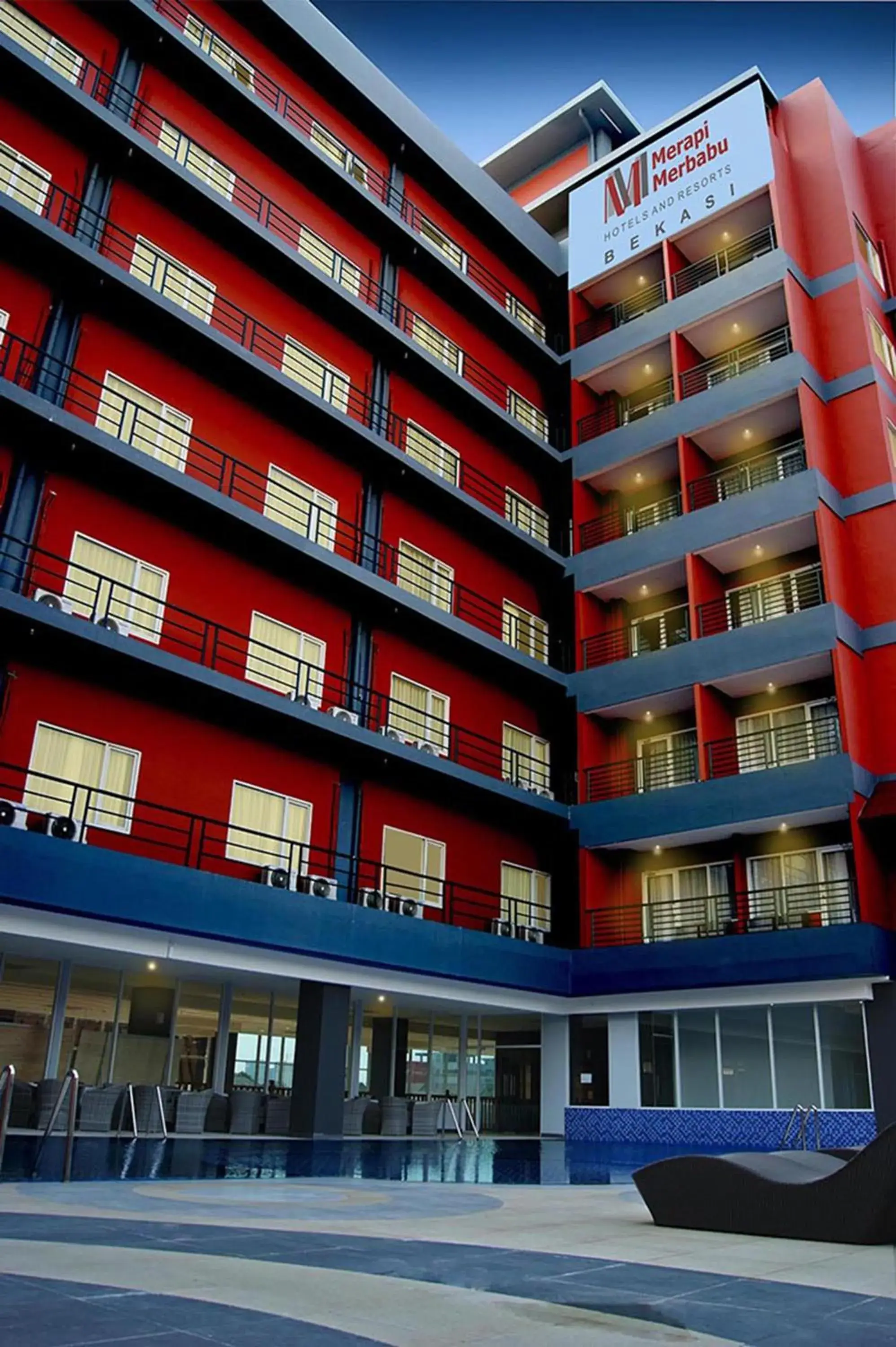 Bird's eye view, Property Building in Merapi Merbabu Hotels Bekasi