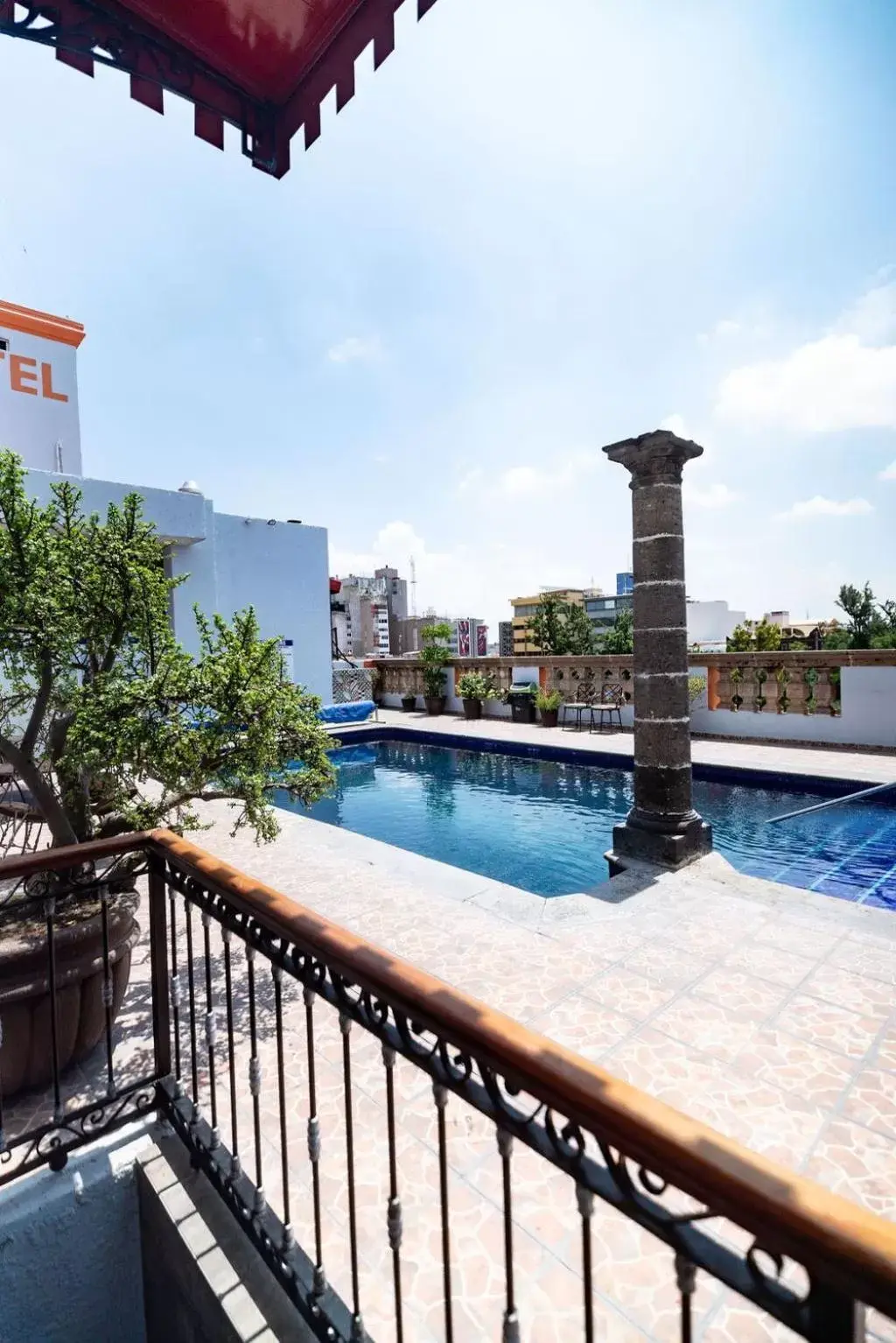 Pool view, Swimming Pool in Hotel Santiago De Compostela - Guadalajara Centro Historico