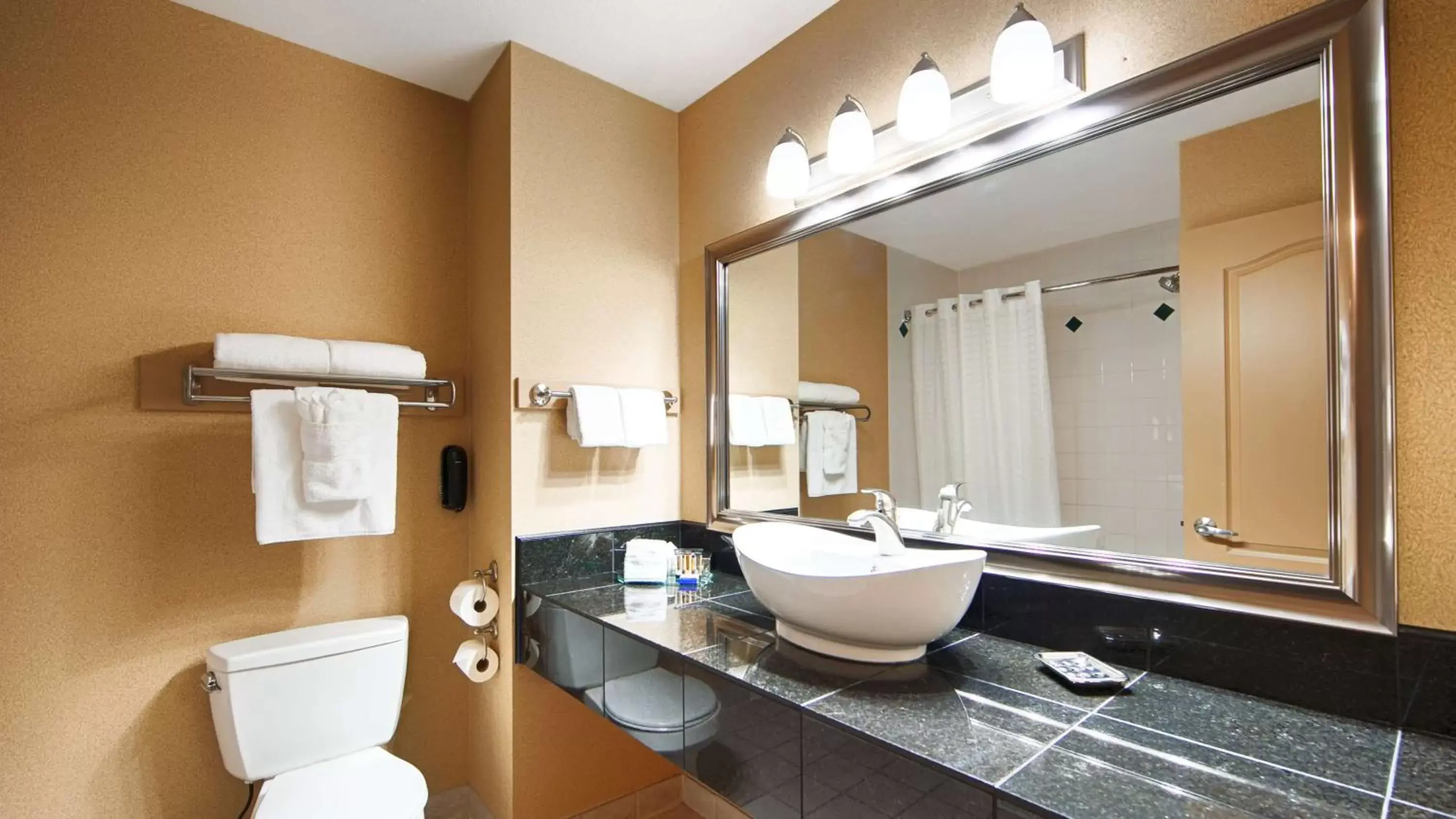 Bathroom in Prestige Radium Hot Springs Resort, WorldHotels Crafted