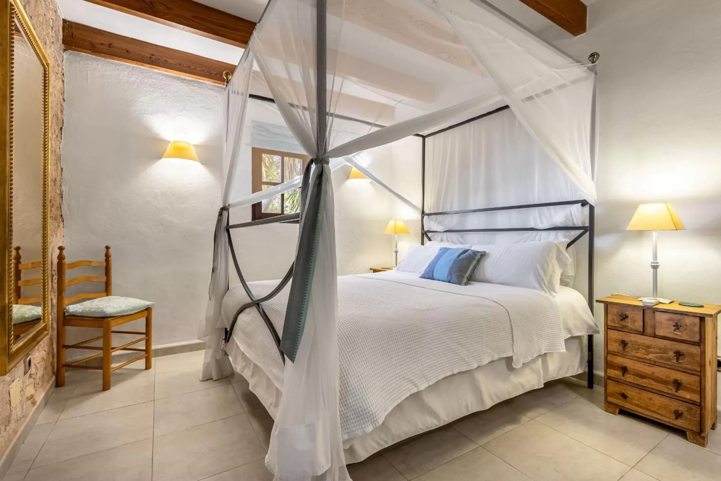 Bedroom, Bed in Finca Son Jorbo - Adults only