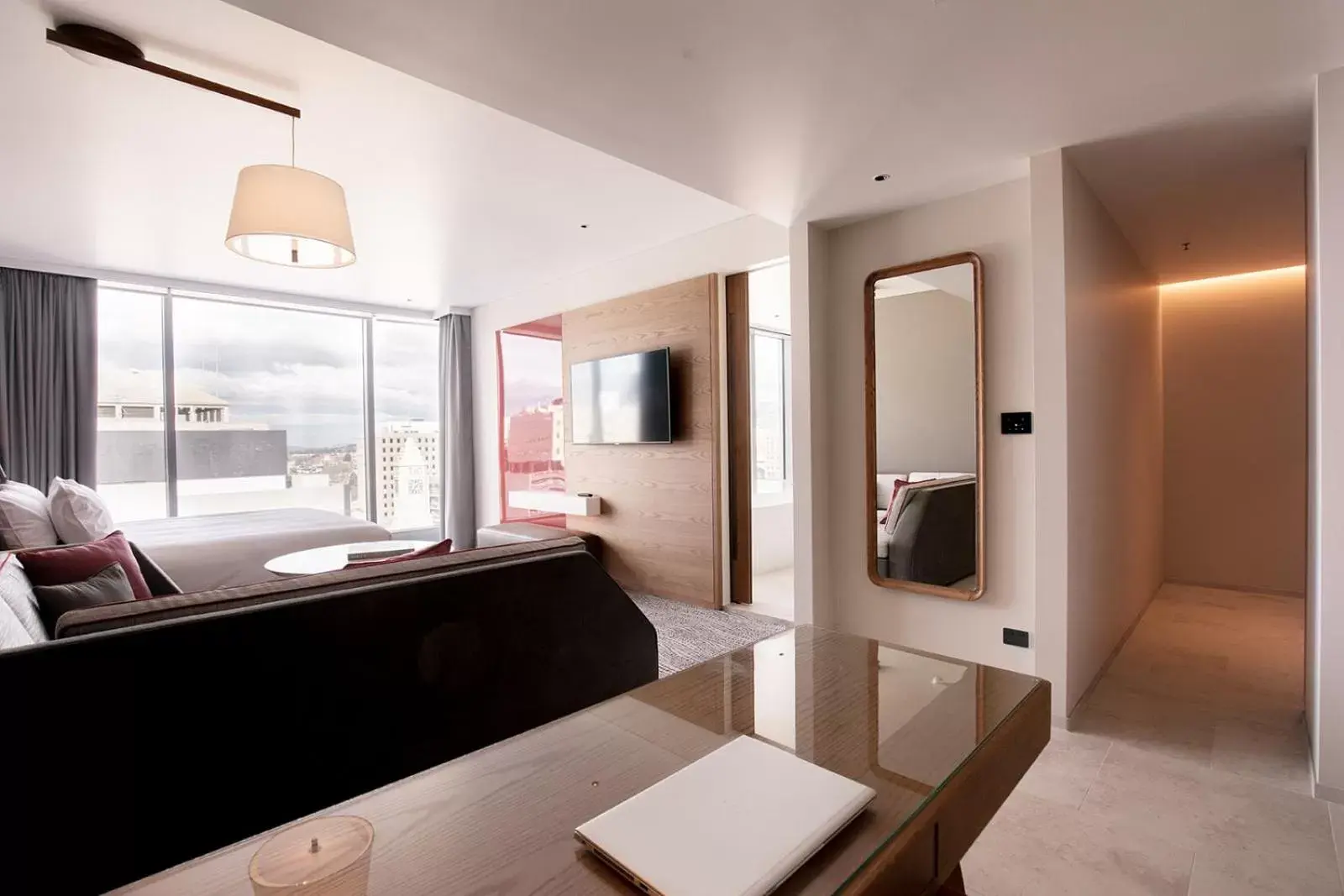 Living room, Bathroom in Crowne Plaza Hobart, an IHG Hotel