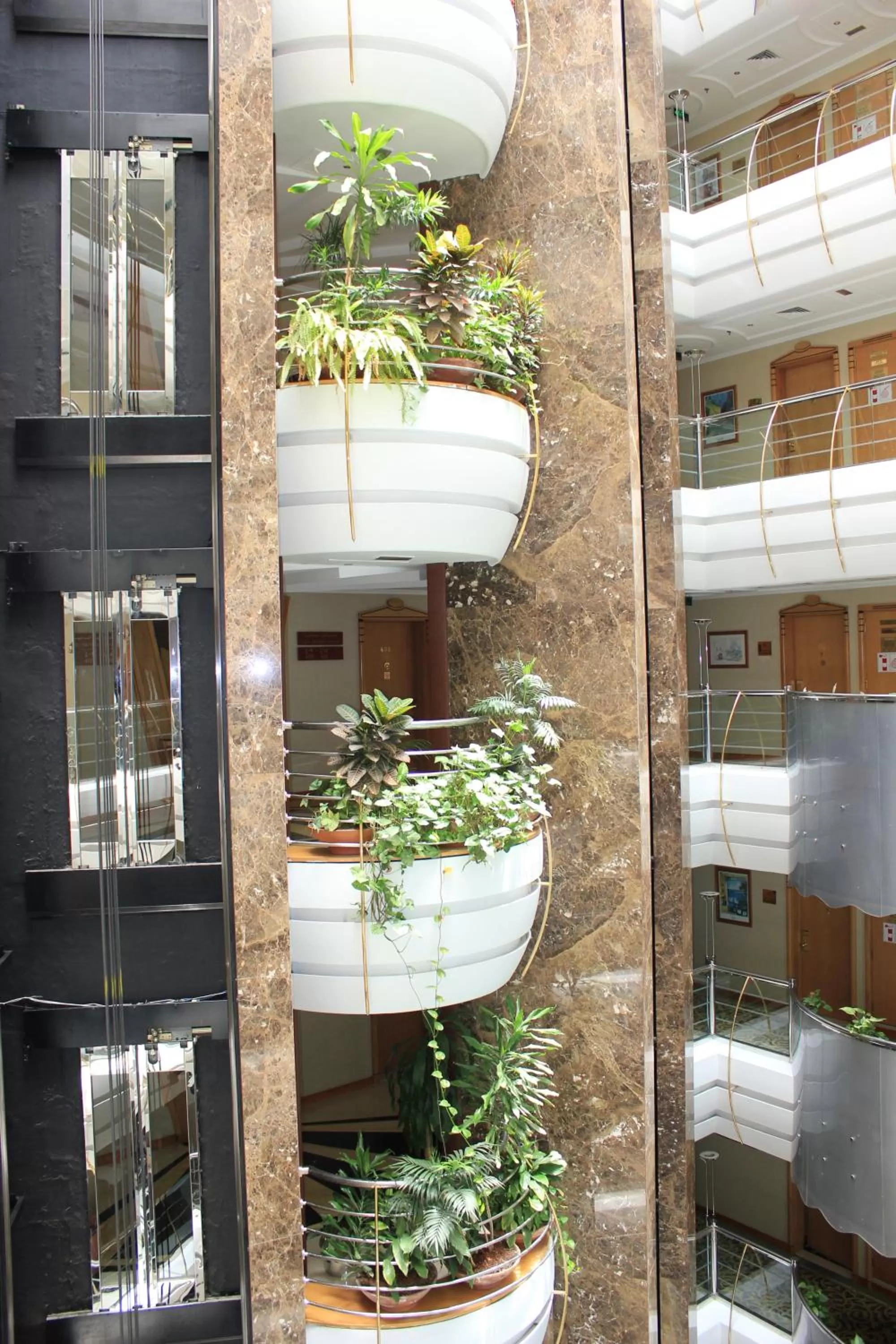 Decorative detail in Sea View Hotel Dubai