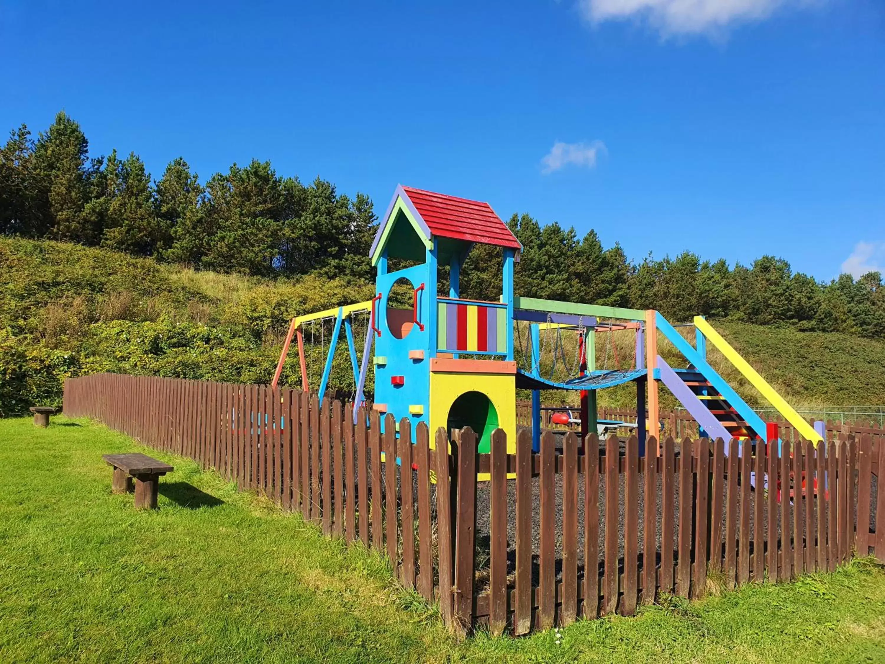 Children play ground in Hustyns Resort Cornwall