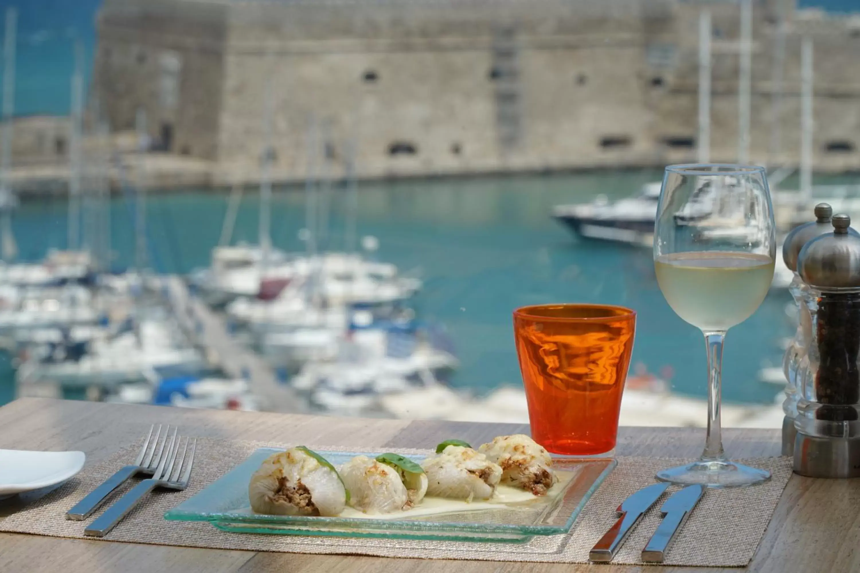 Food close-up in Lato Boutique Hotel