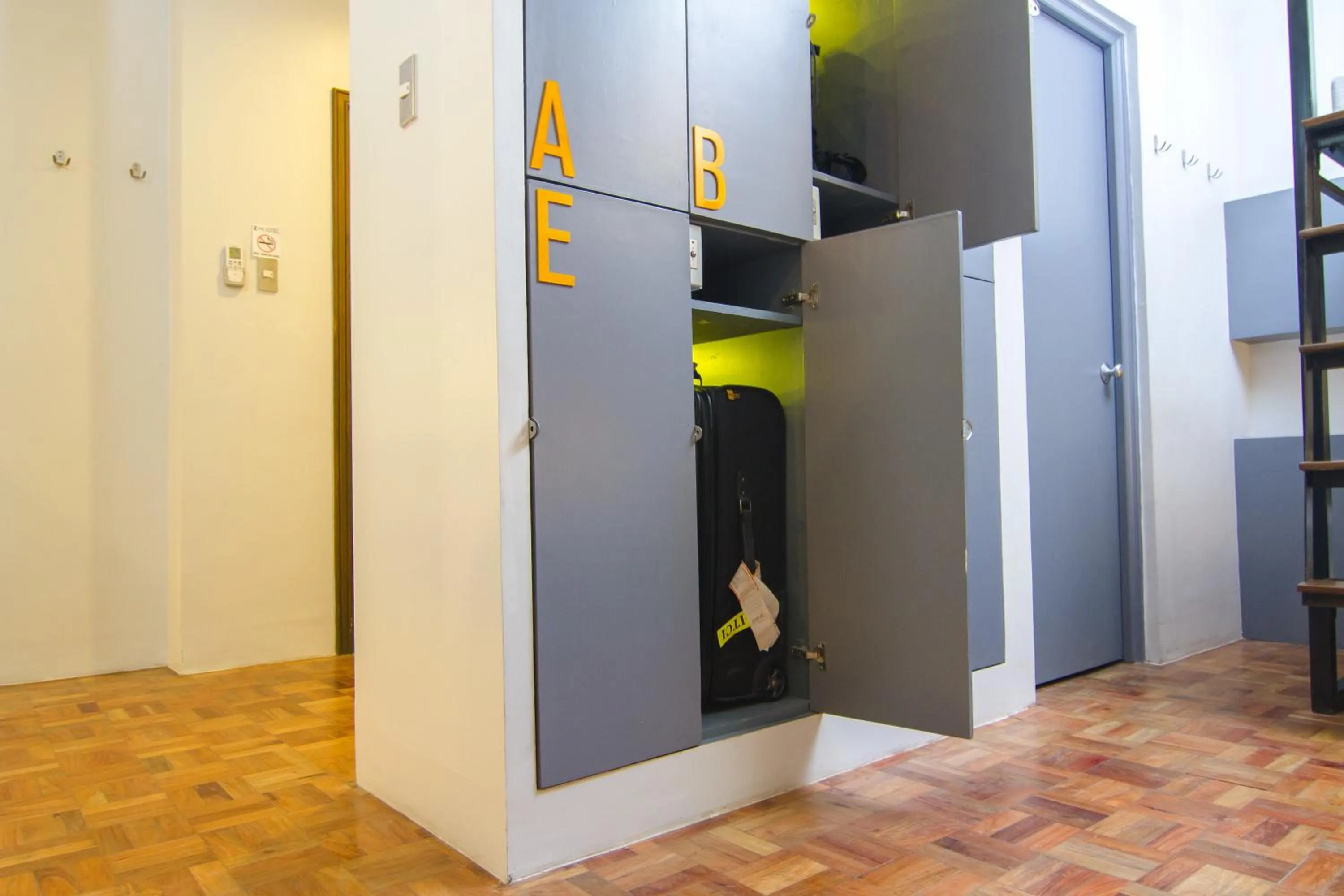 Decorative detail in Z Hostel