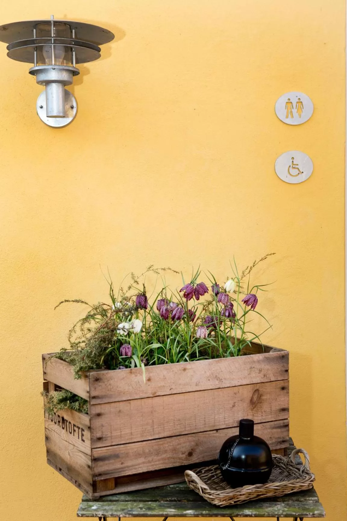 Patio in Hotel Residens Møen