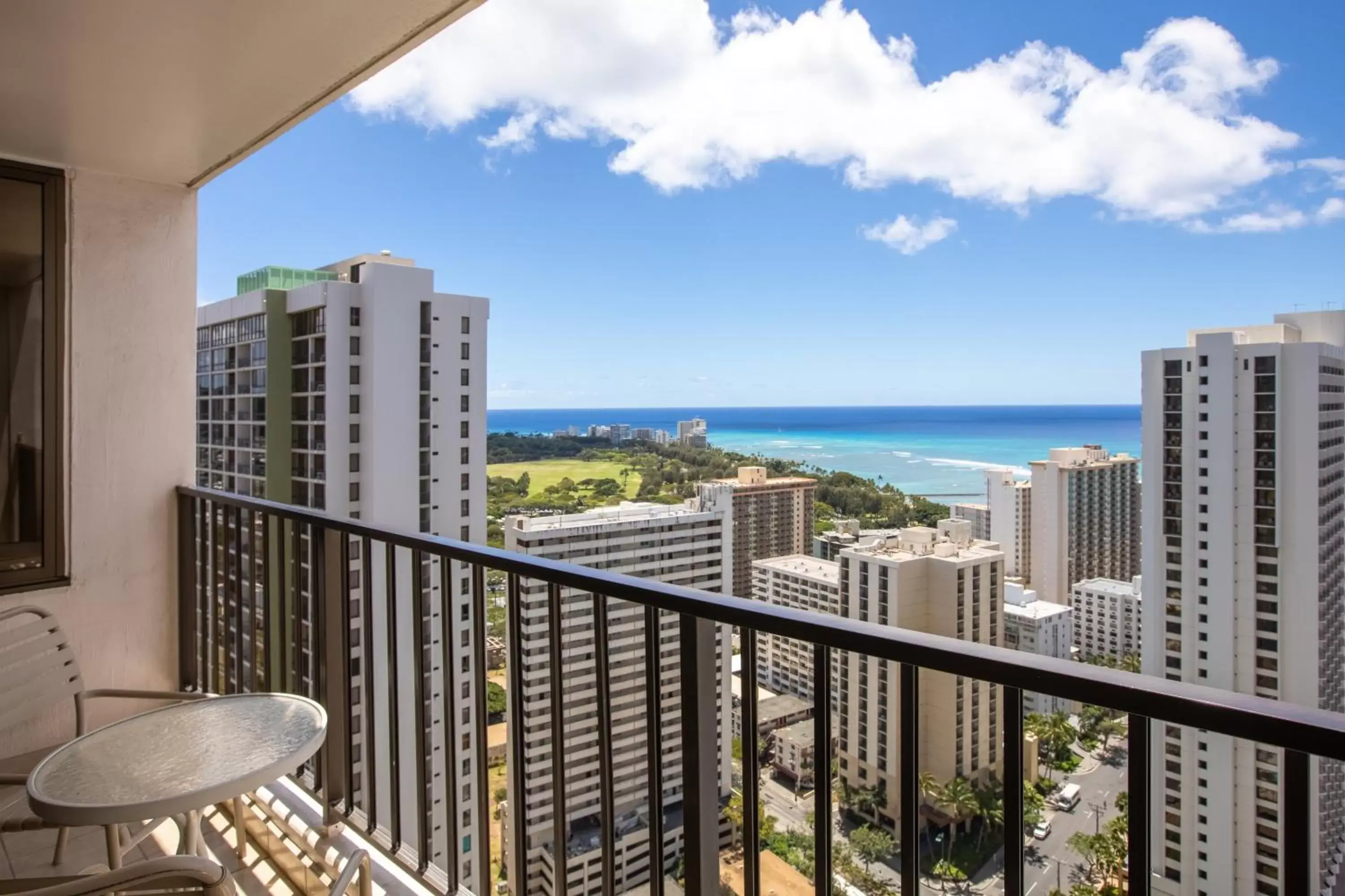 View (from property/room) in Aston at the Waikiki Banyan