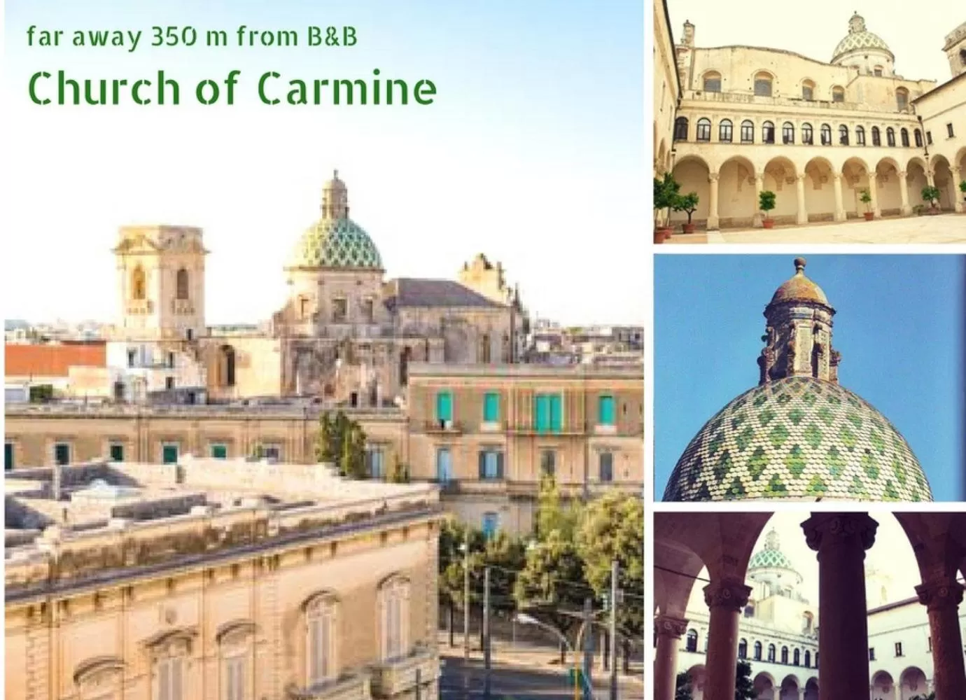 Nearby landmark in ZO. NE. Baroque B&B