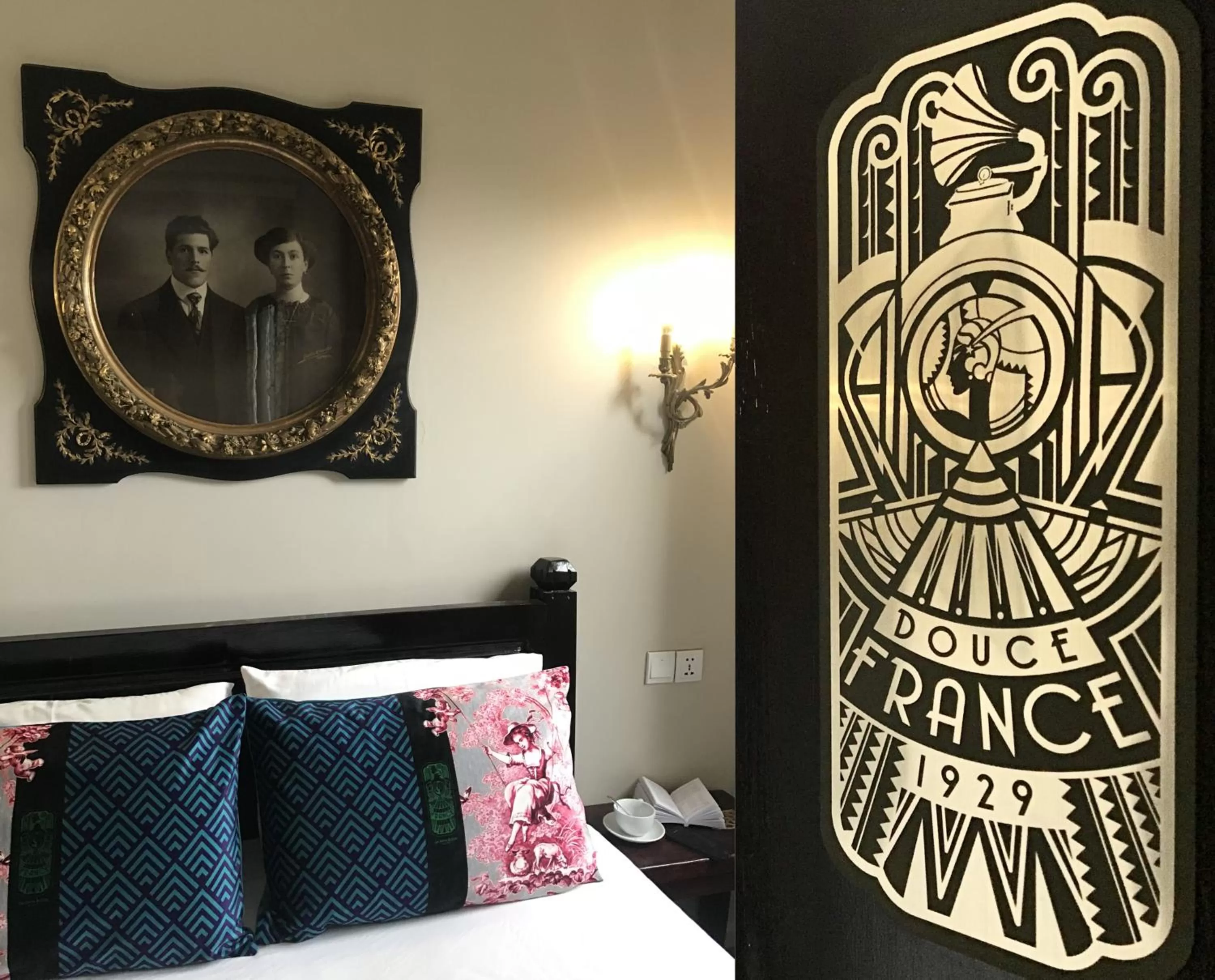 Bed in Hotel La Java Bleue