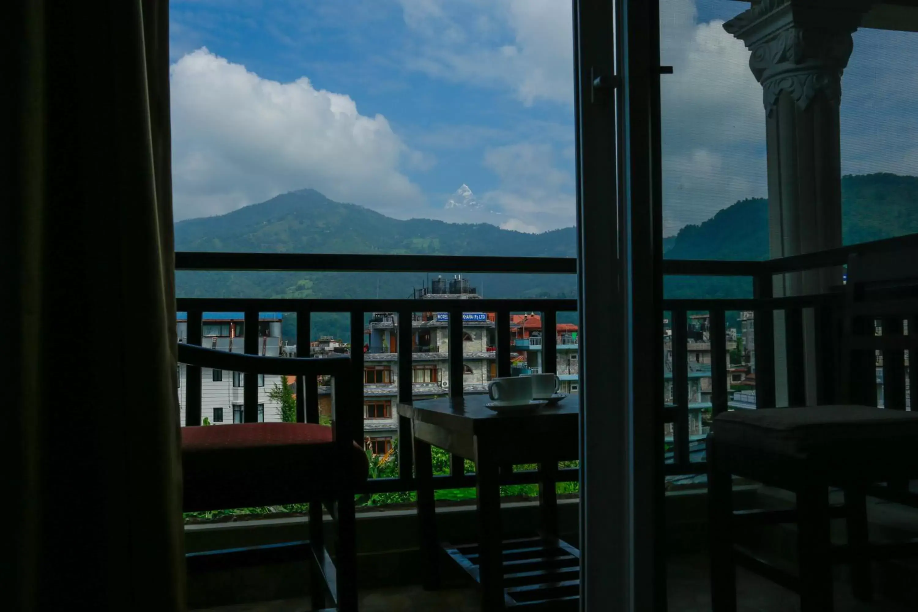 Mountain view in Pokhara Choice Inn