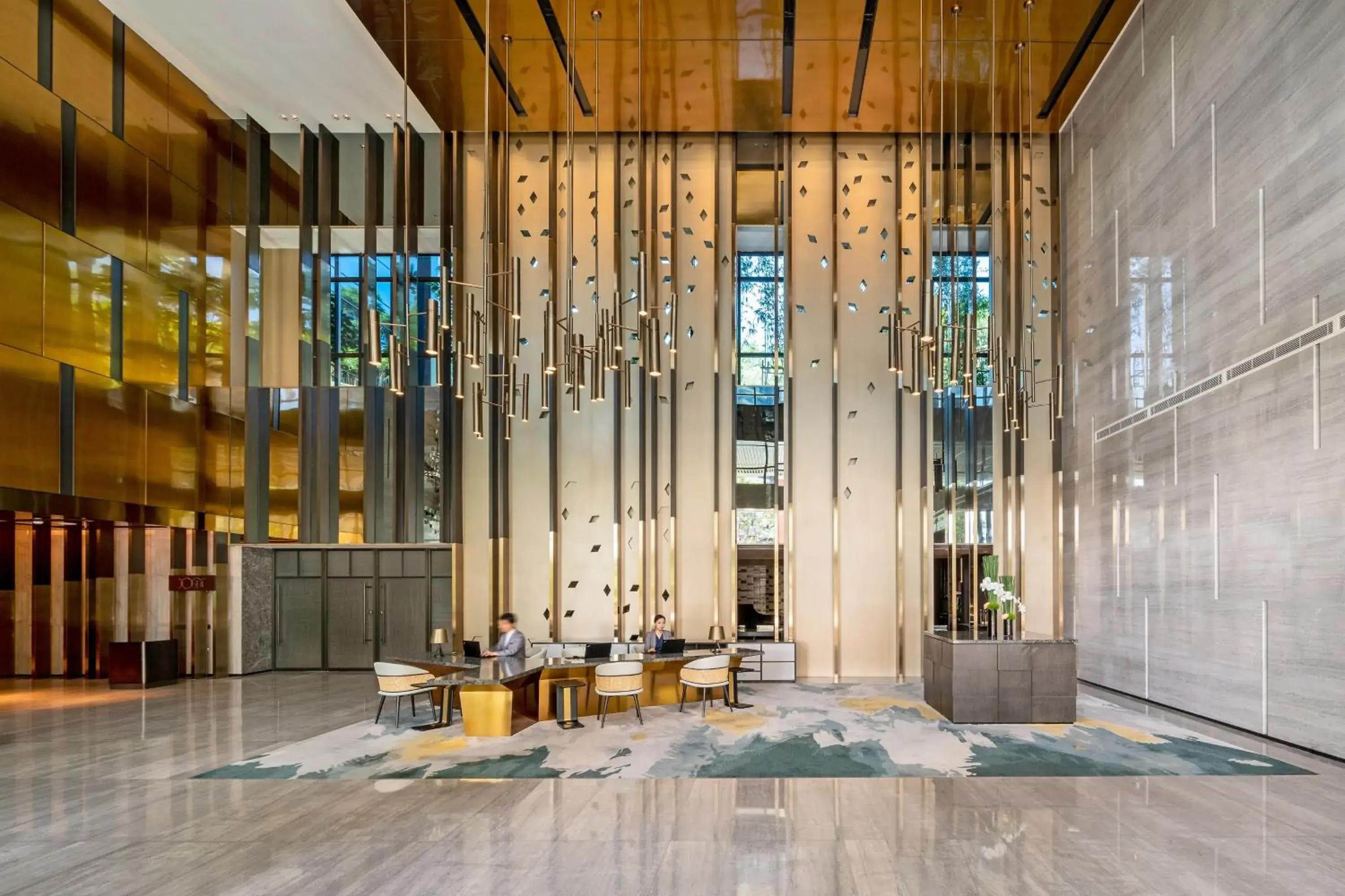 Lobby or reception in The G Shenzhen, A Tribute Portfolio Hotel Lobby or reception in The G Shenzhen, A Tribute Portfolio Hotel