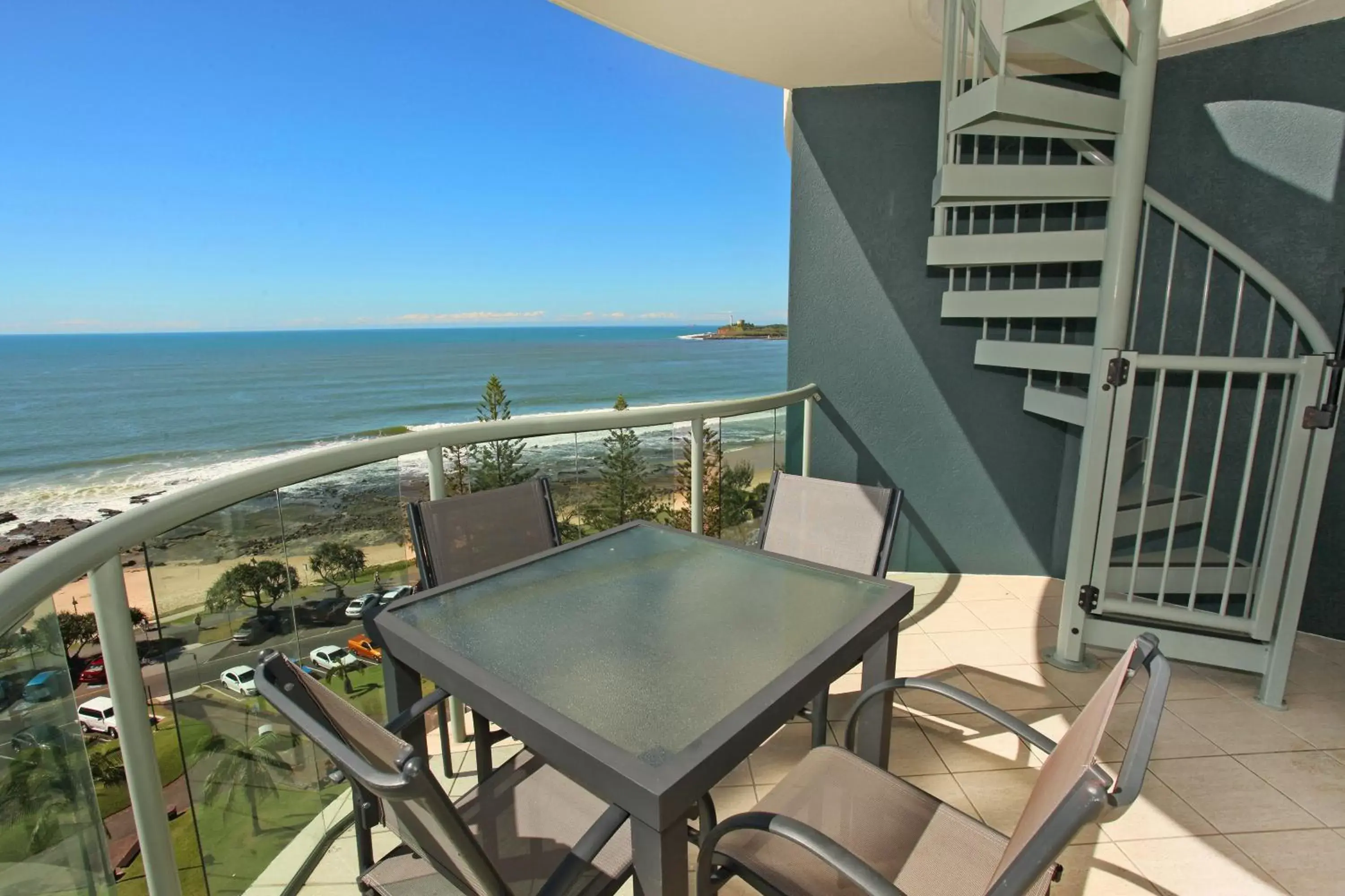 Sea view, Balcony/Terrace in Malibu Apartments
