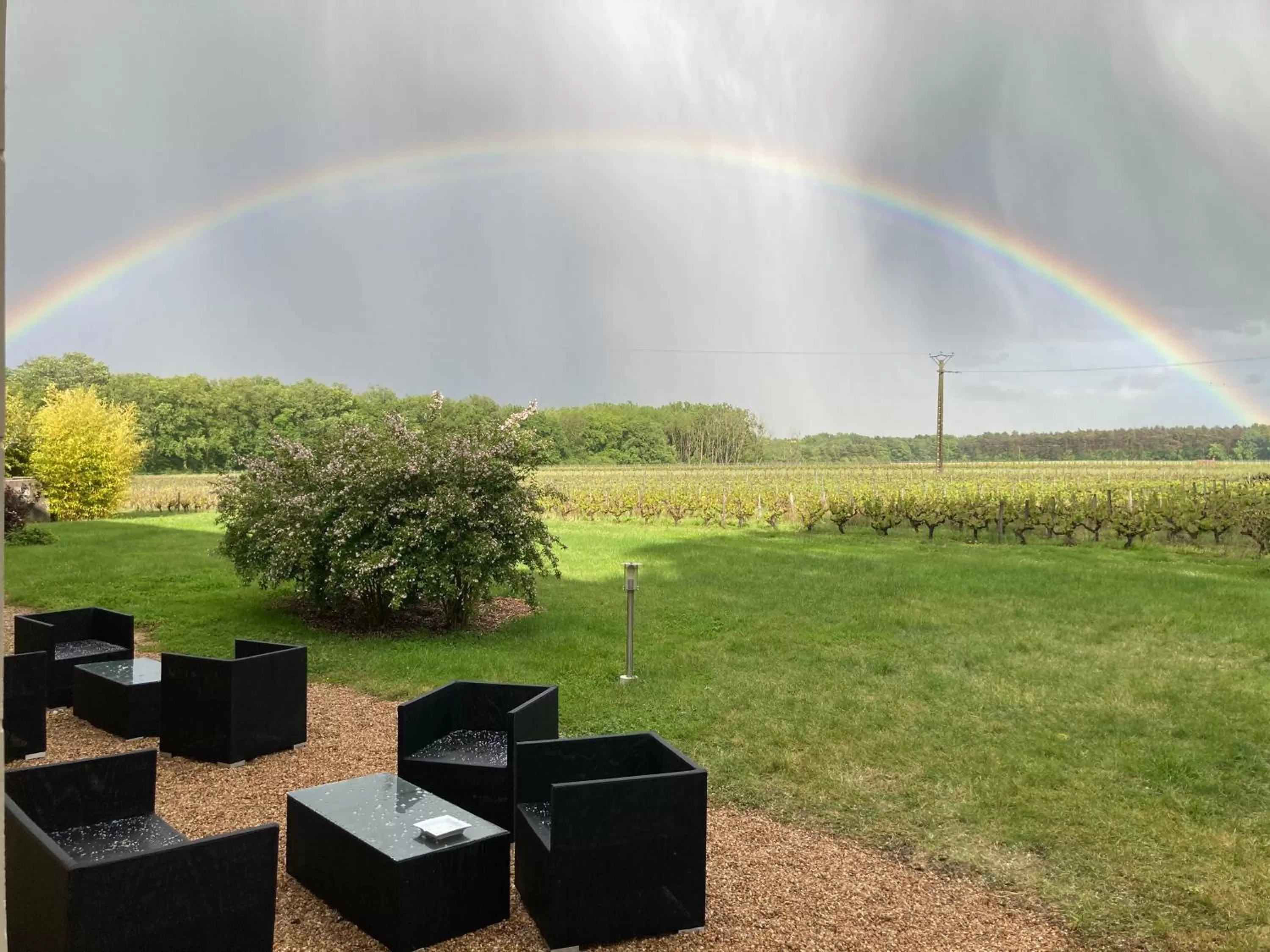 Garden in Les Pierres D'aurèle Chambres d'Hôtes