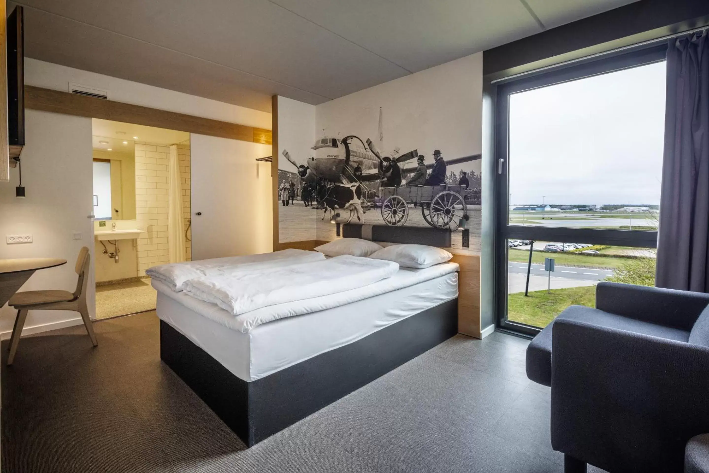 Bedroom in Billund Airport Hotel